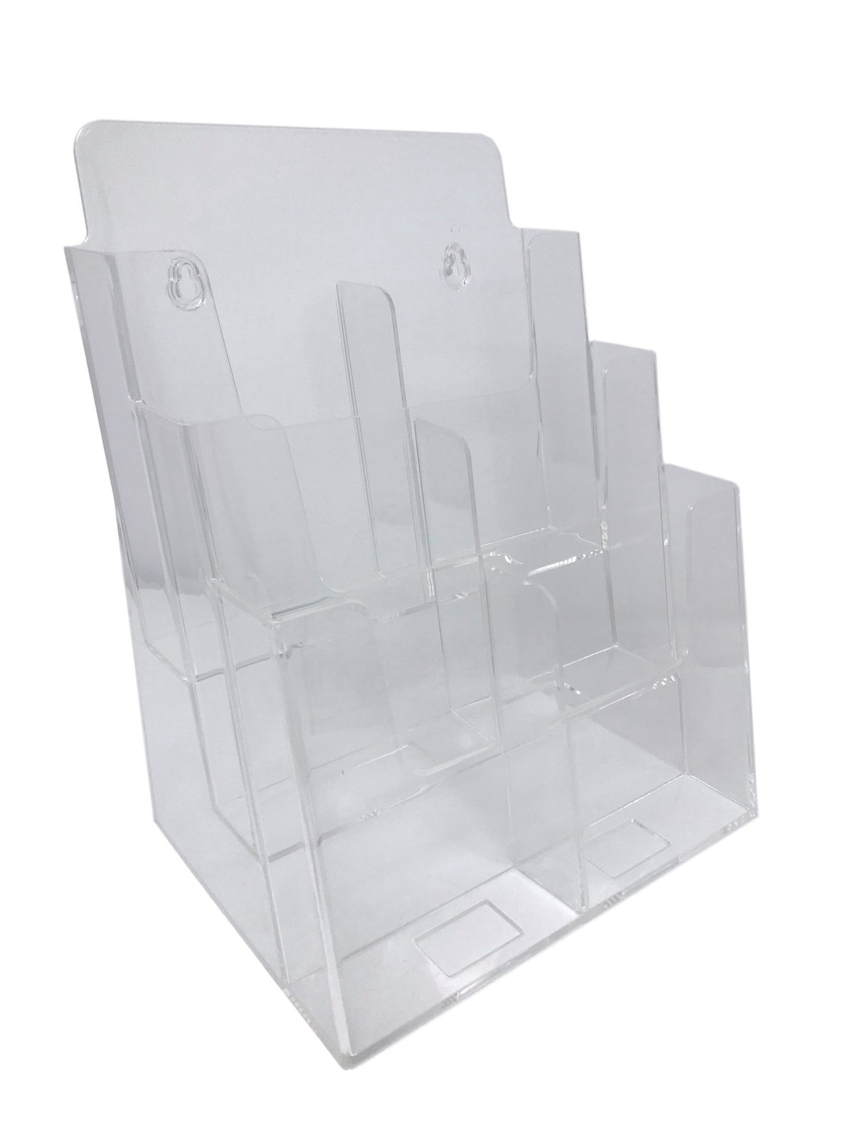 Dazzling Displays Clear Acrylic Brochure 9.6 x 12.1 x 6.4 inches,