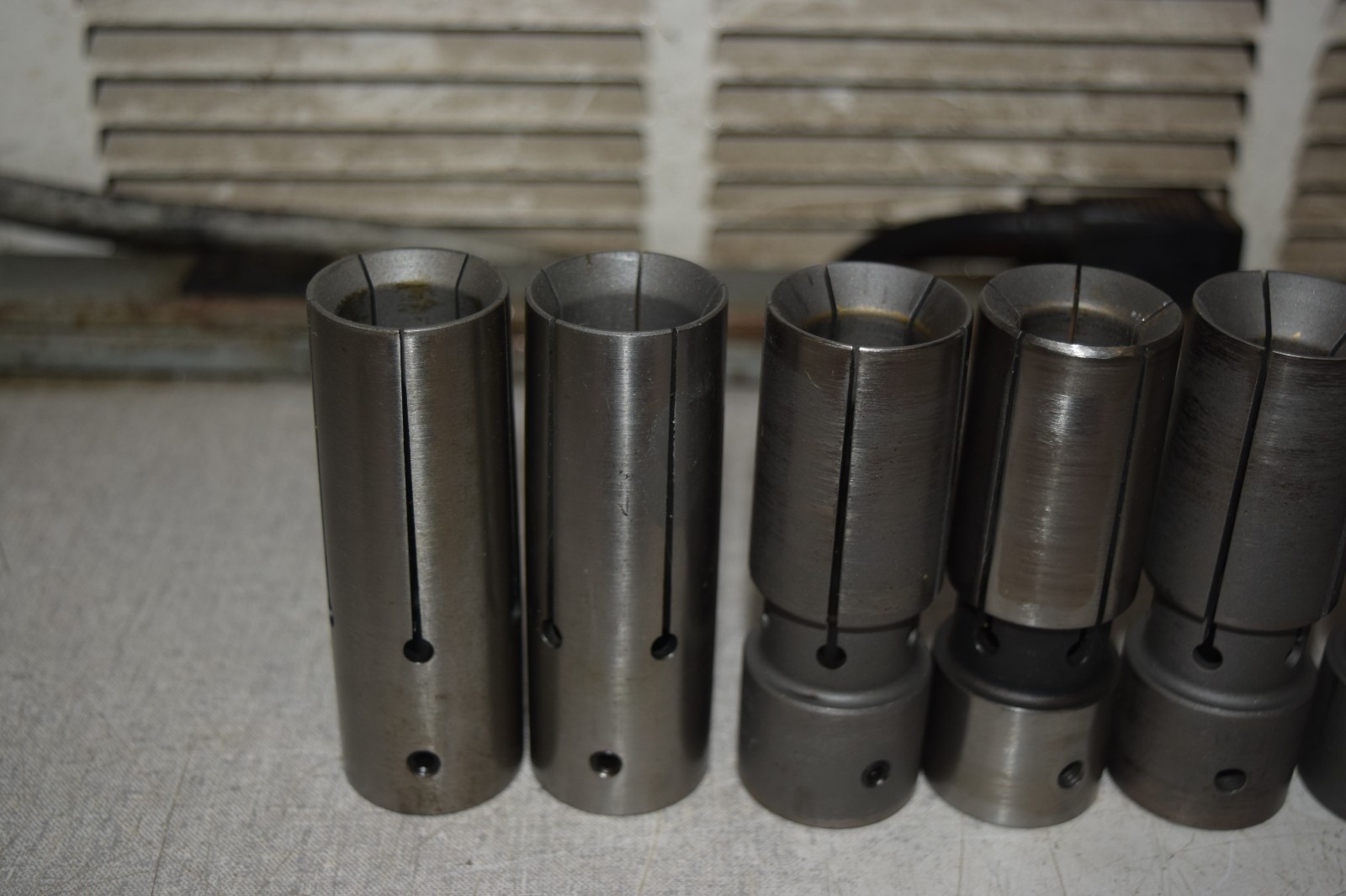 S&M Southwick & Meister 32DL Bar Loader Feeder Collet Collets Lot of 7