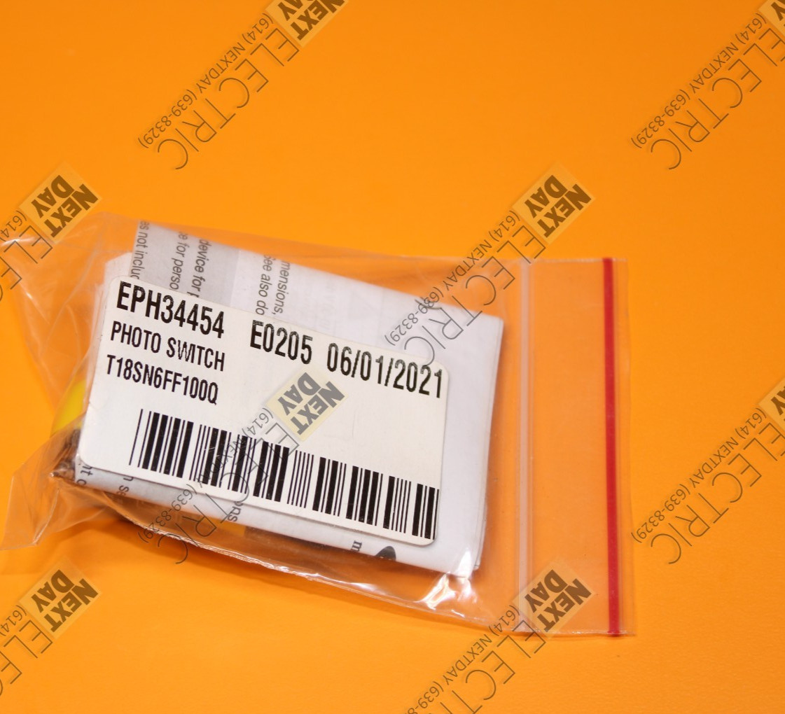 Banner, T18SN6FF100Q, 33413, Photoelectric Sensor Switch USA Genuine OEM