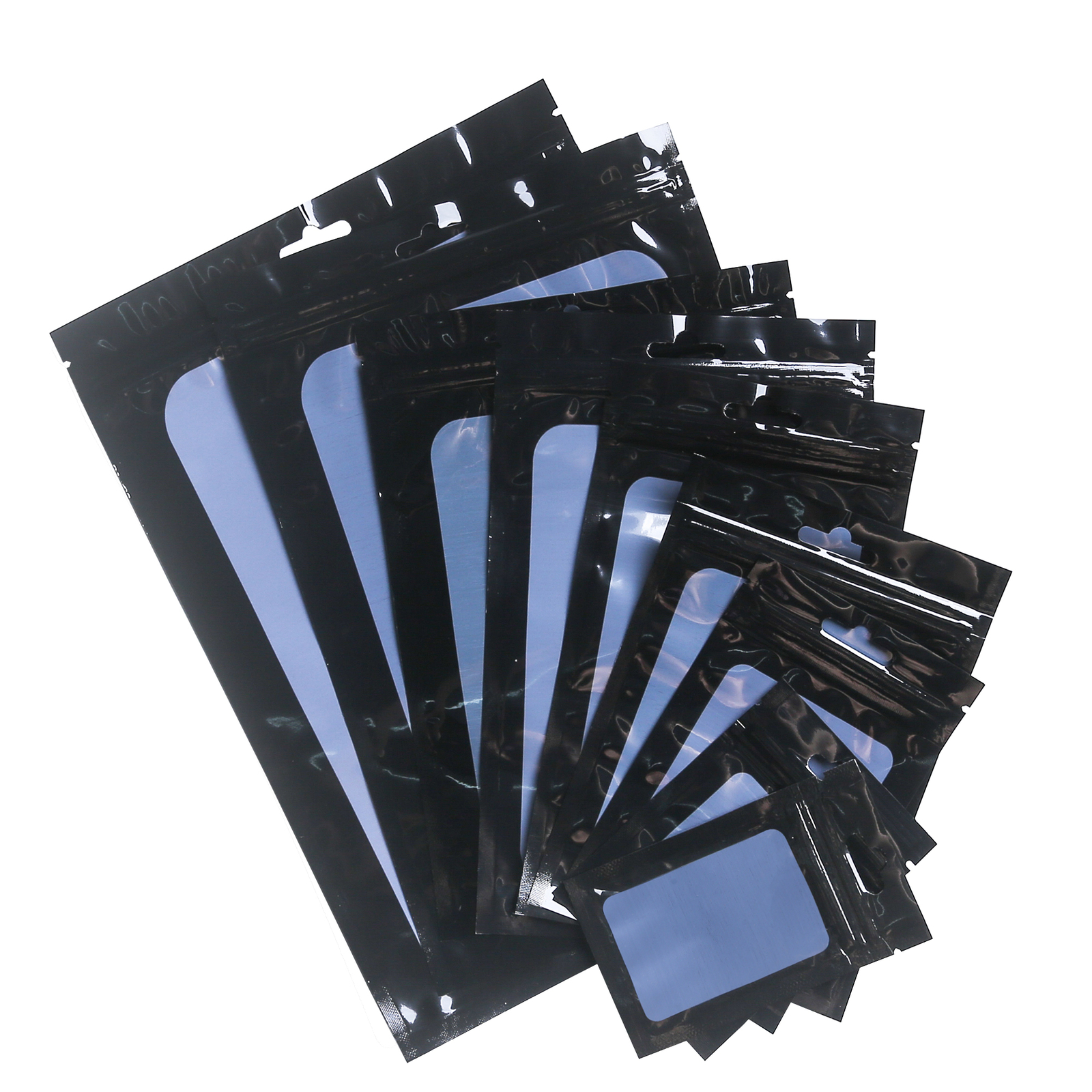 Plastic Sample Bags, Cosmetic Storage Pouches, Zipper Seal Lipgloss Packaging