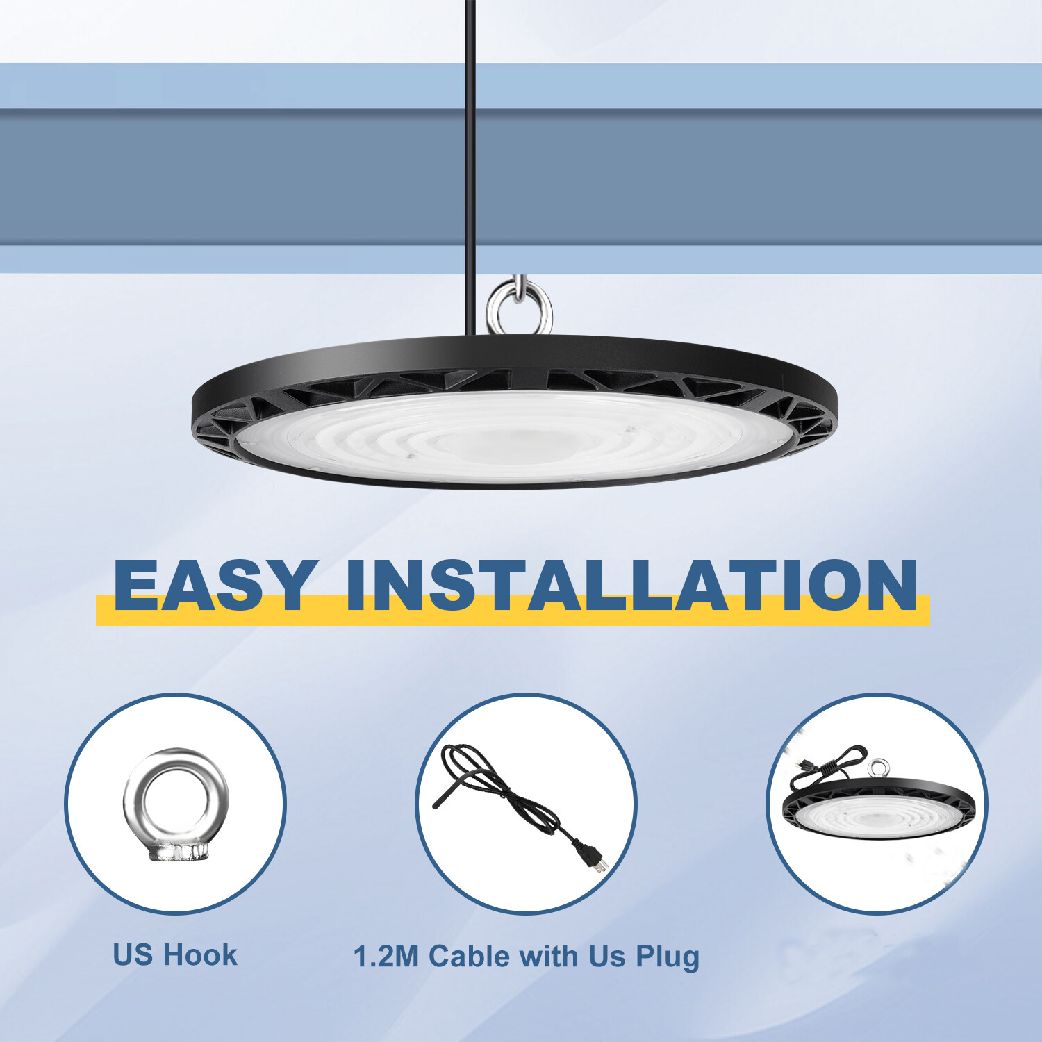 100W UFO Led High Bay Light Warehouse Factory Commercial Industrial Shop Light