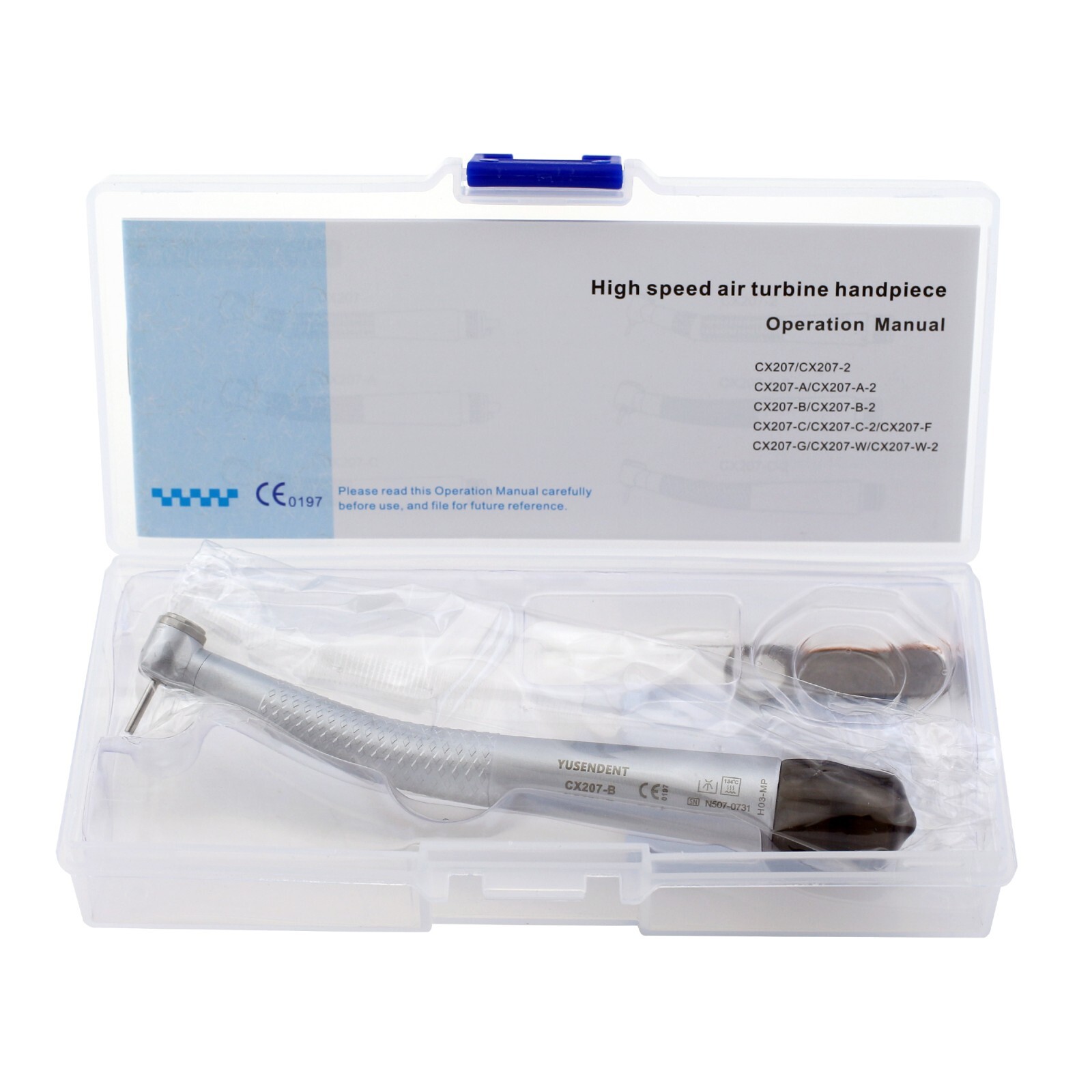 COXO Dental Handpiece Small High Speed Turbine 4Hole CX207-B NSK Ultra Mini Head