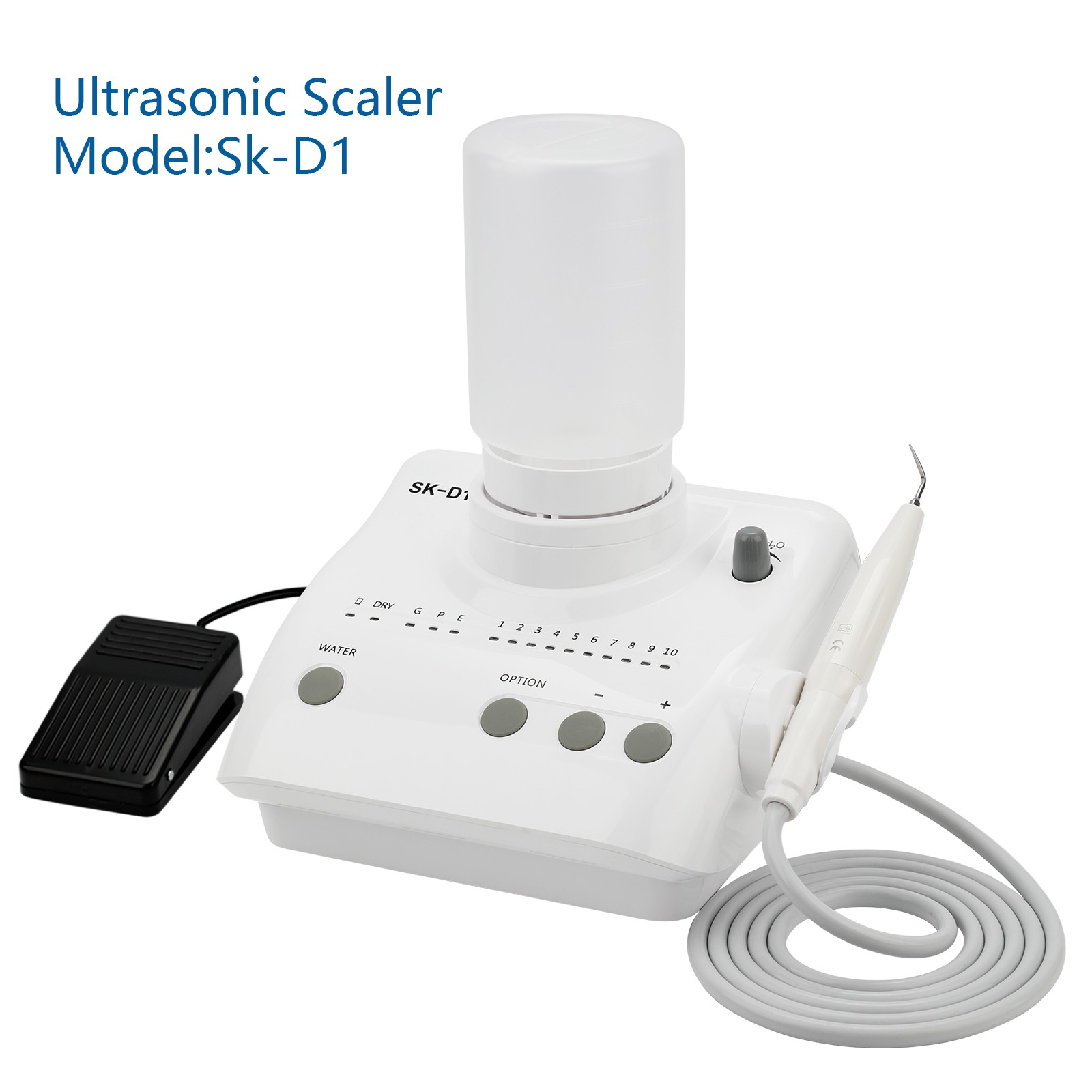 SK-D1 Dental Ultrasonic Piezo Scaler Unit w/2*Bottles 5*Tips For DTE SATELEC FDA
