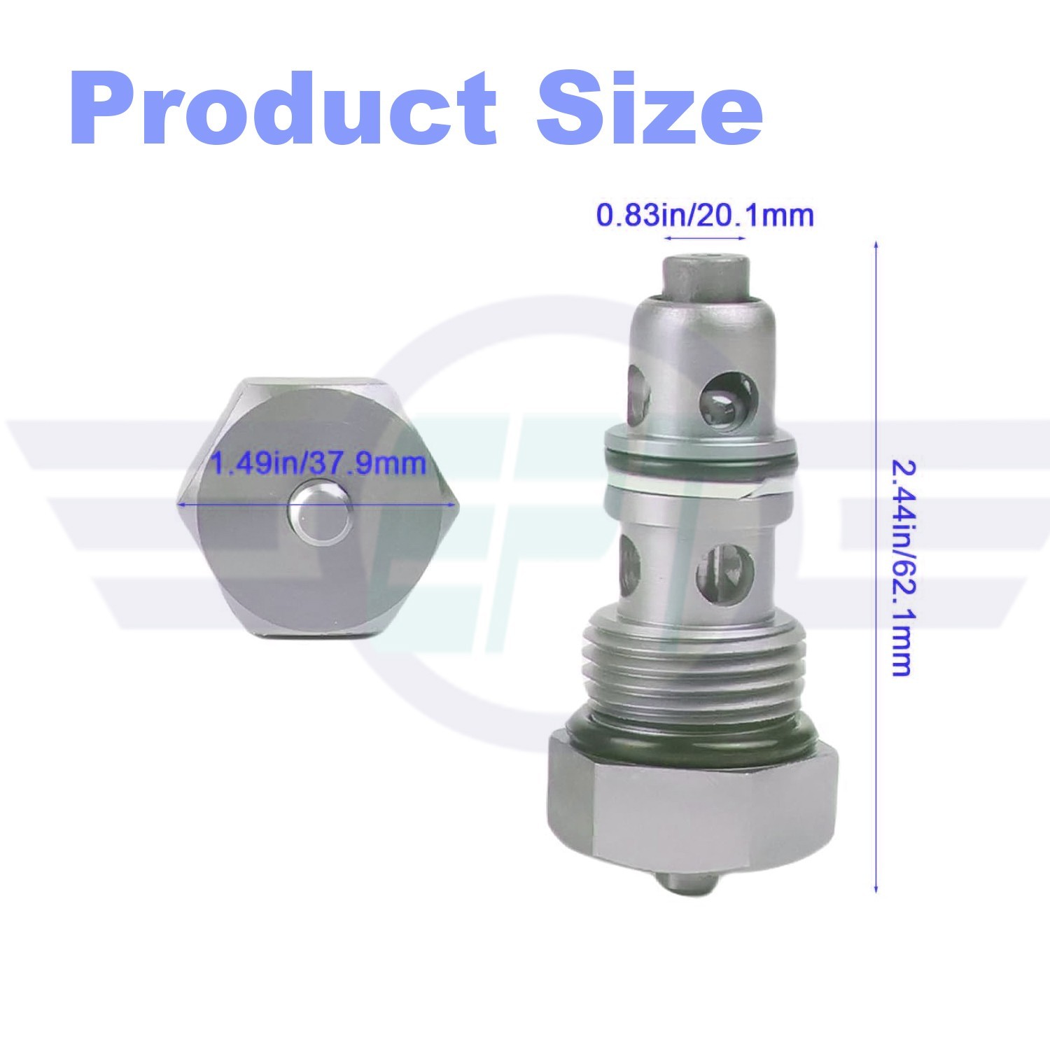 2X Hydro Check Relief Valve for John Deere IH International Cub Manual SU9500085