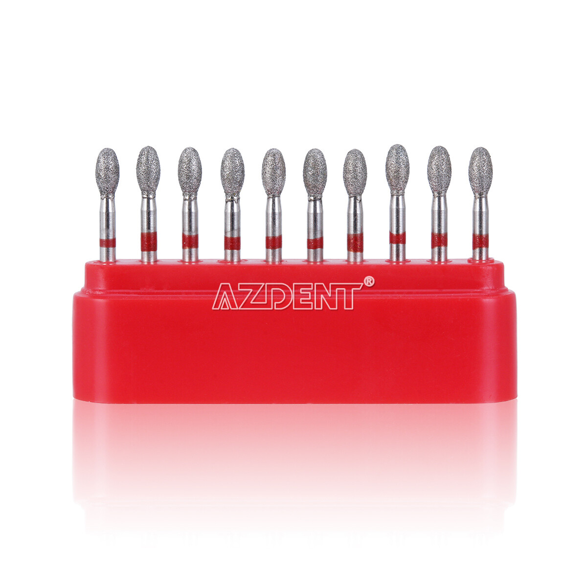 Dental Fine Grit Diamond Burs 379-023F/368-023F Egg Football Shape for Cutting
