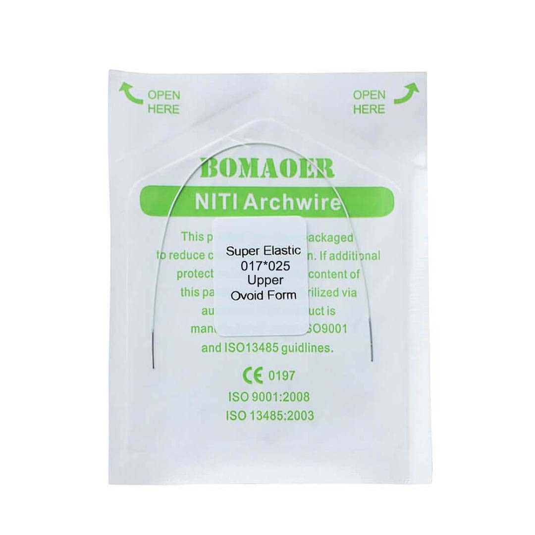 1×Dental Orthodontic Niti Rectangular Arch Wires Tooth Color Coated 17×25Upper