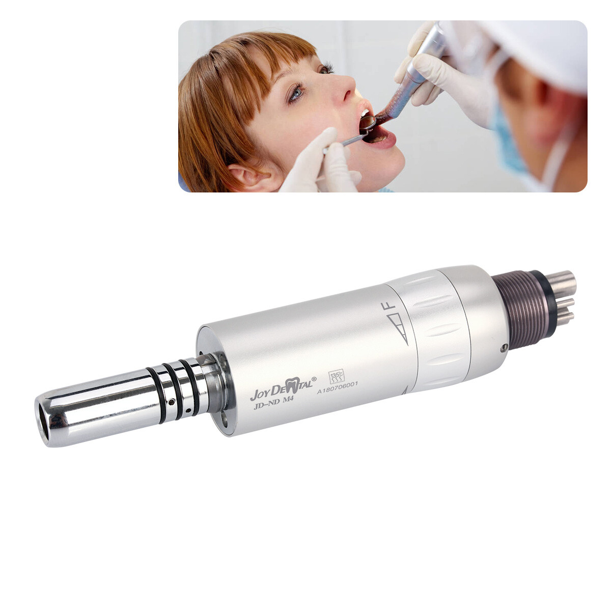 Dental Slow Speed Air Motor Handpiece Cooling Unit Internal Water Spray 4Hole