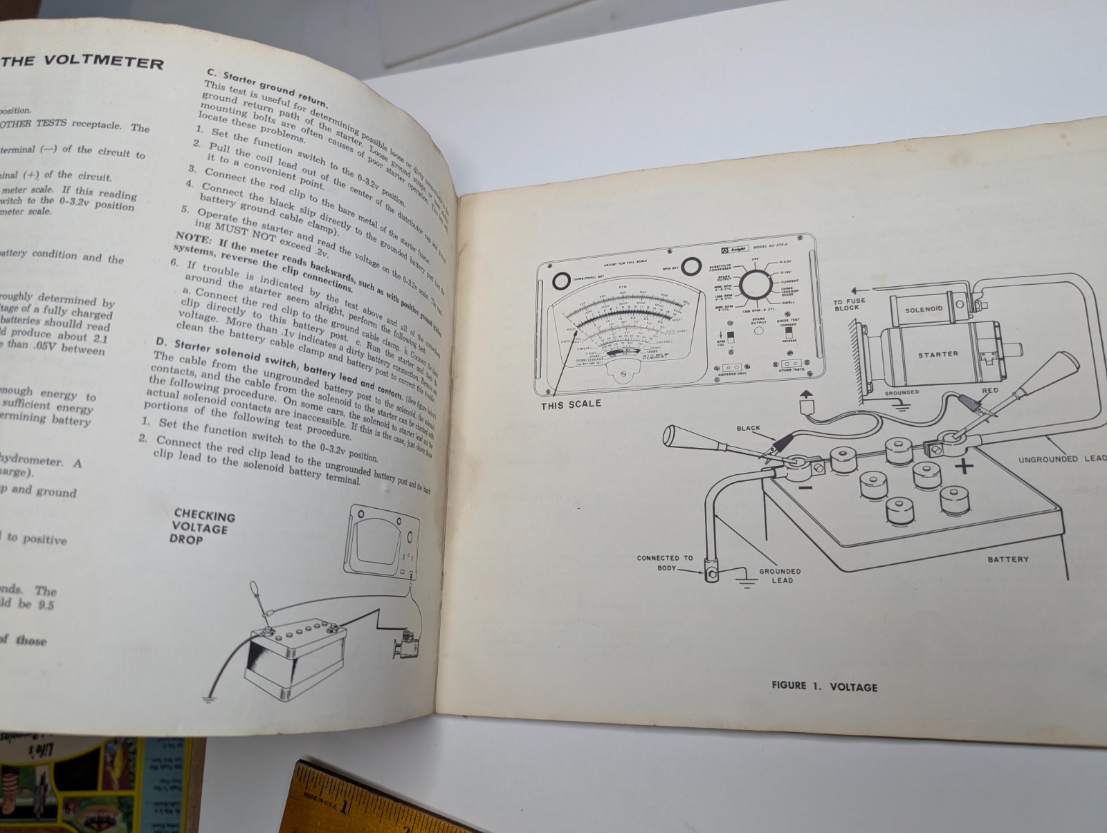 Vtg 1967 Knight KG-375A Universal Auto Analyzer Operator’s Manual Guide Book