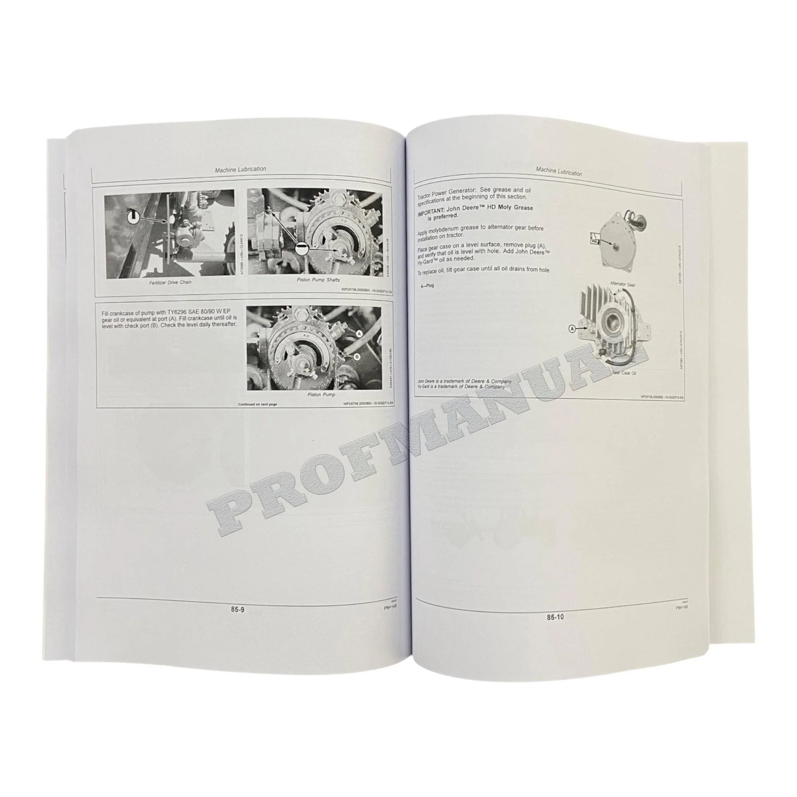 JOHN DEERE DB44 DB60 DB80 DB90 DB88 PLANTER OPERATORS MANUAL