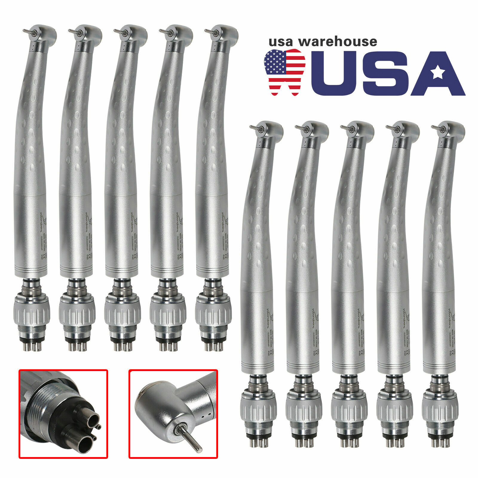 Dental High Speed Handpiece 4 Hole Swivel Quick Coupler Coupling KaVo STYLE