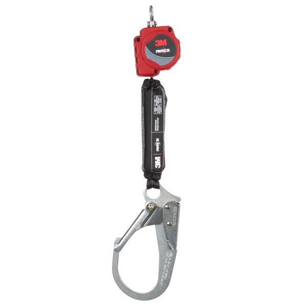 3M Protecta 3100505 Web 6′ Self Retracting Lifeline w/ Steel Rebar Hook