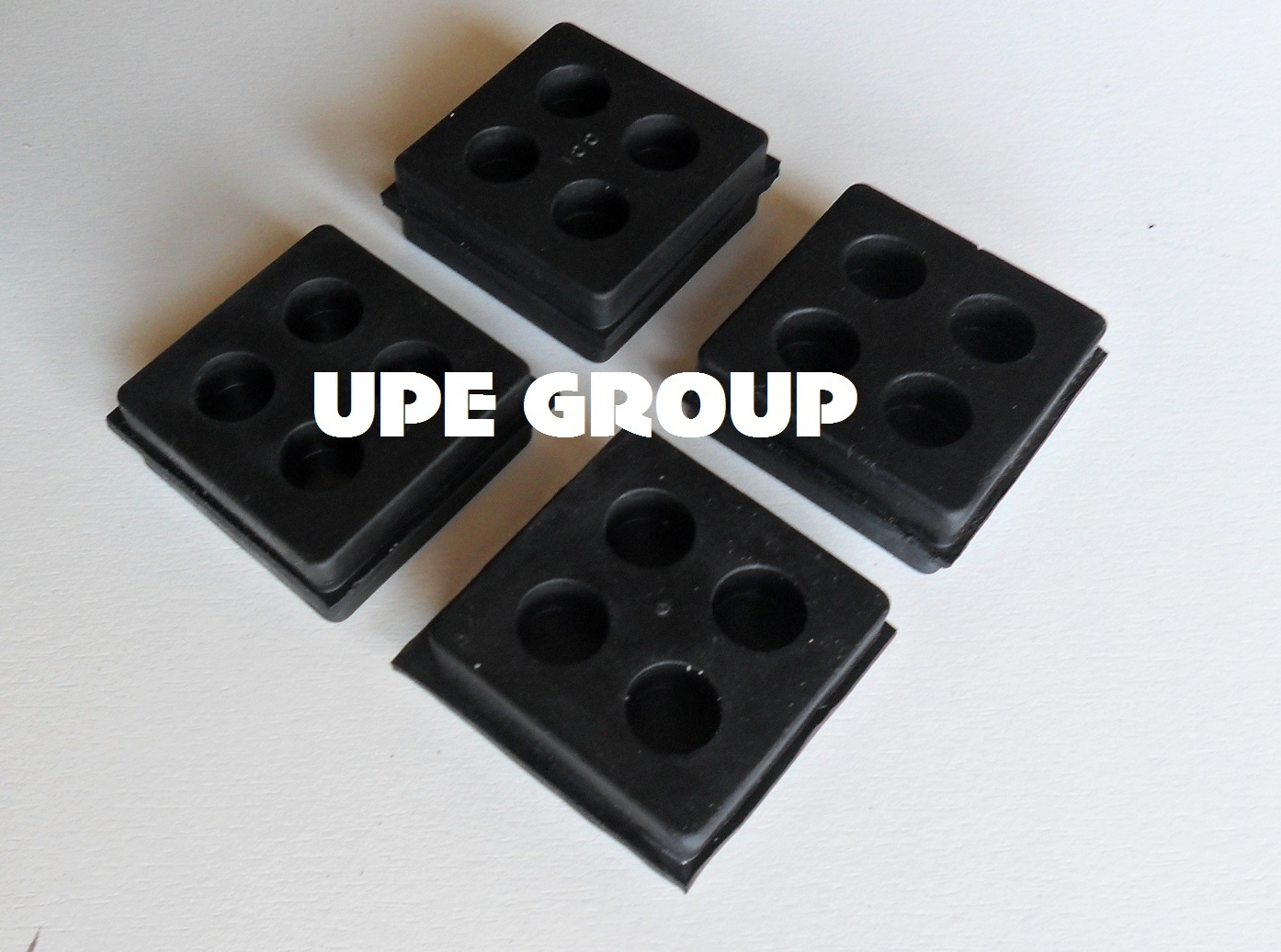4 pack of anti vibration pads isolation pad dampener ALL RUBBER 2″x2″x3/4″