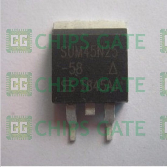 5PCS SUM45N25-58 Encapsulation:TO-263,N-Channel 250-V (D-S)