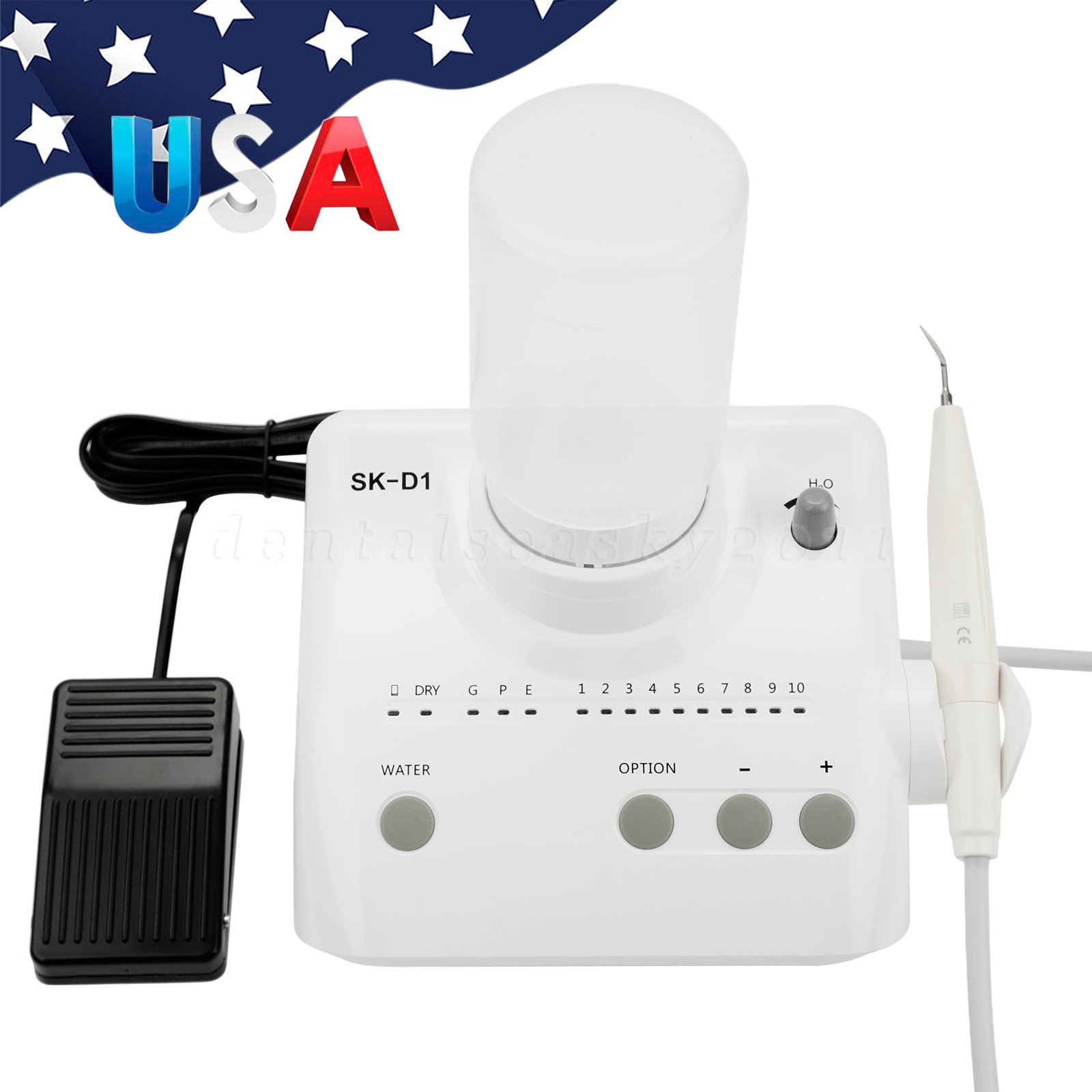 Dental Ultrasonic Piezo Scaler+Handpiece Bottles Fit DTE SATELEC Model:SK-D1