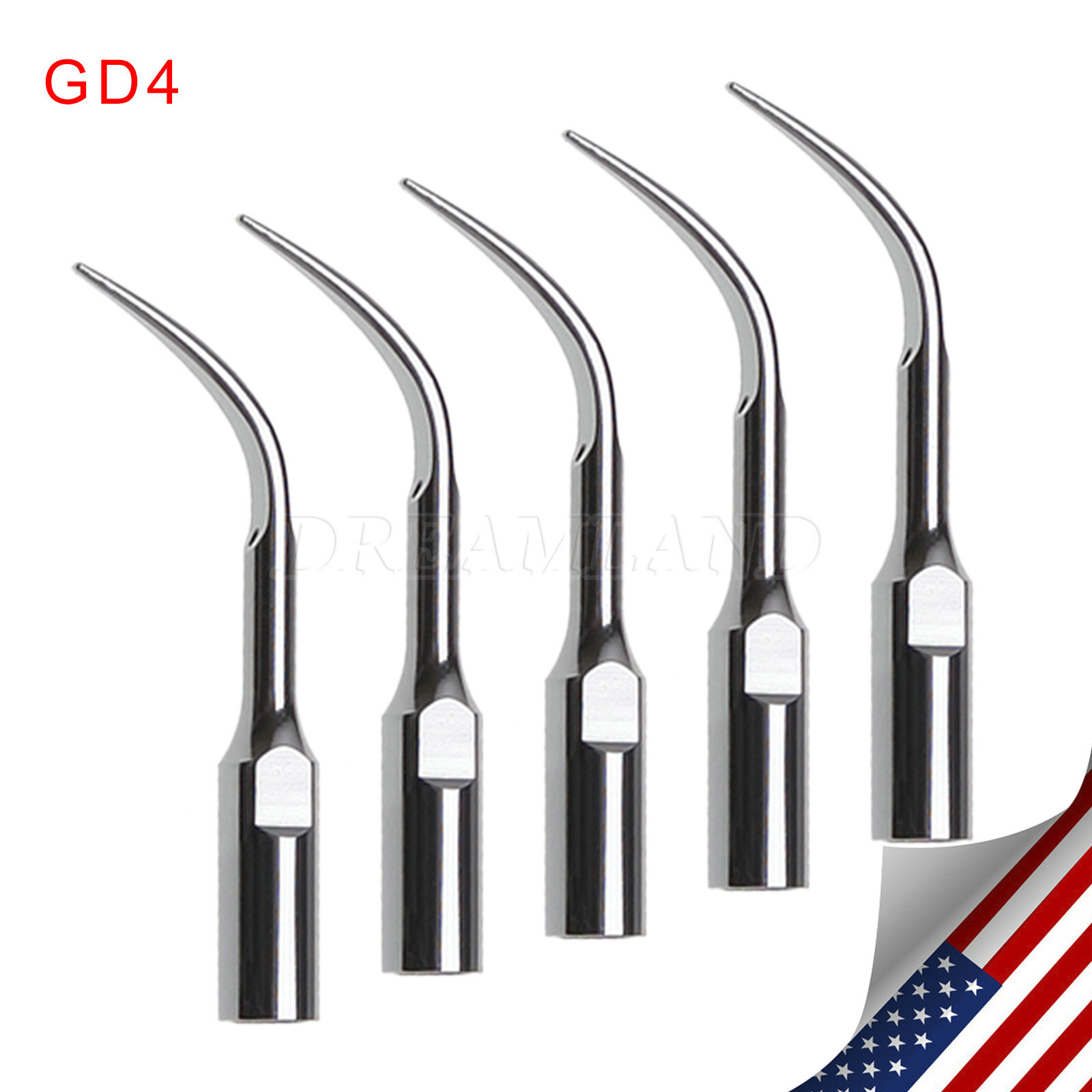 Dental Ultrasonic Scaler Scaling Tip GD4 USA Fit for DTE SATELEC Handpiece