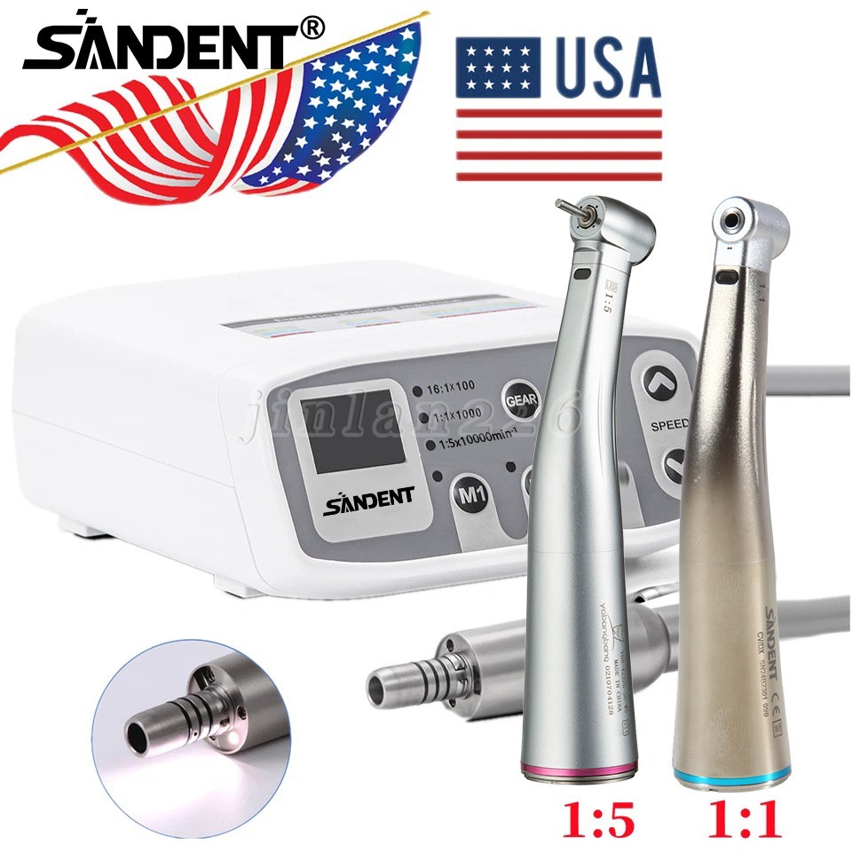 Pieza de mano LED turbina alta velocidad fibra óptica dental estilo NSK 2H/Rotor