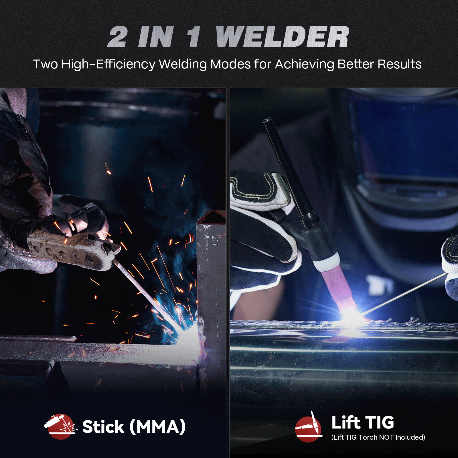 ARCCAPTAIN Stick Welder 200Amp ARC/MMA/Lift TIG Welding Machine 110V/220V IGBT?