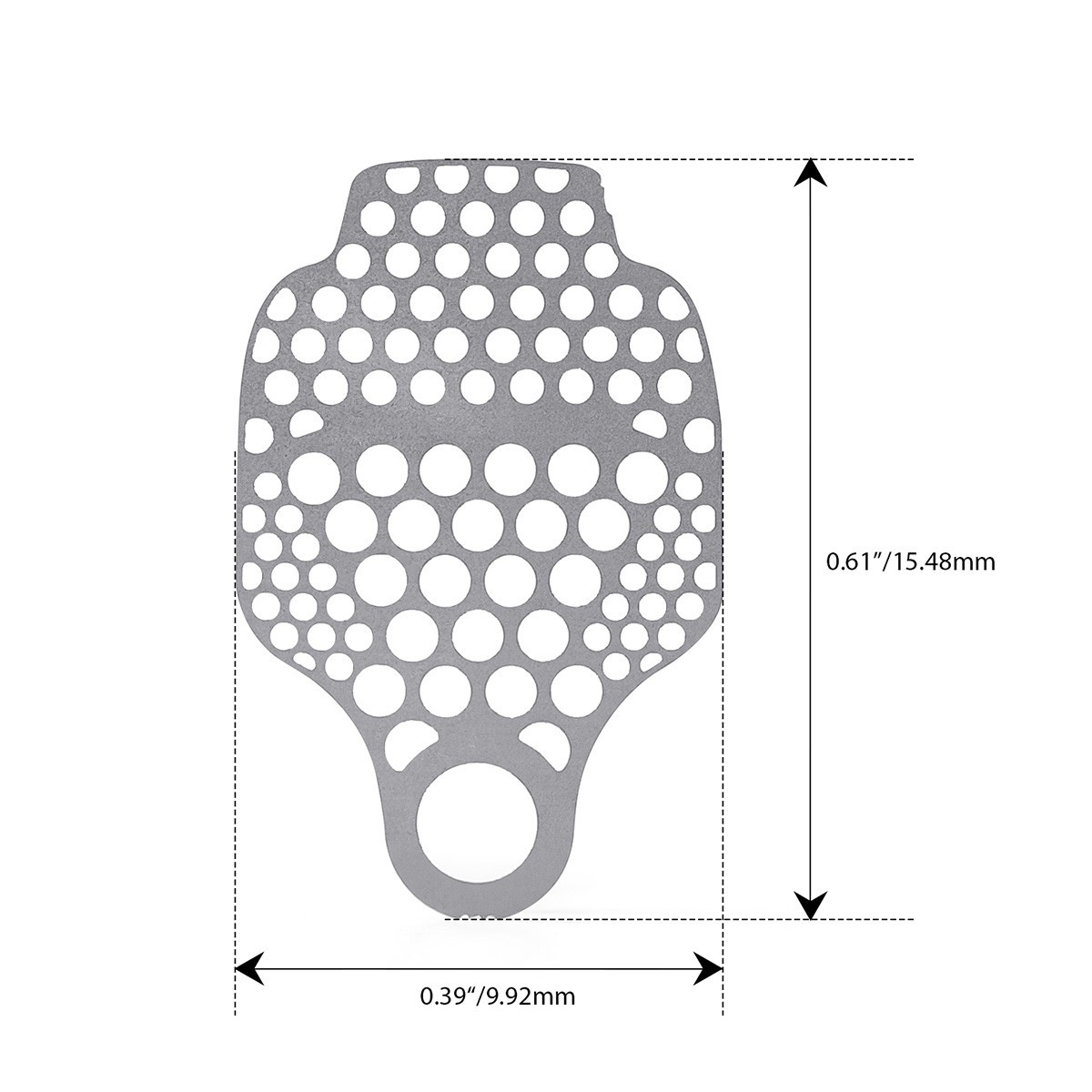 Dental Titanium Mesh Membrane Guided Bone Regeneration GBR Plate 5 Types