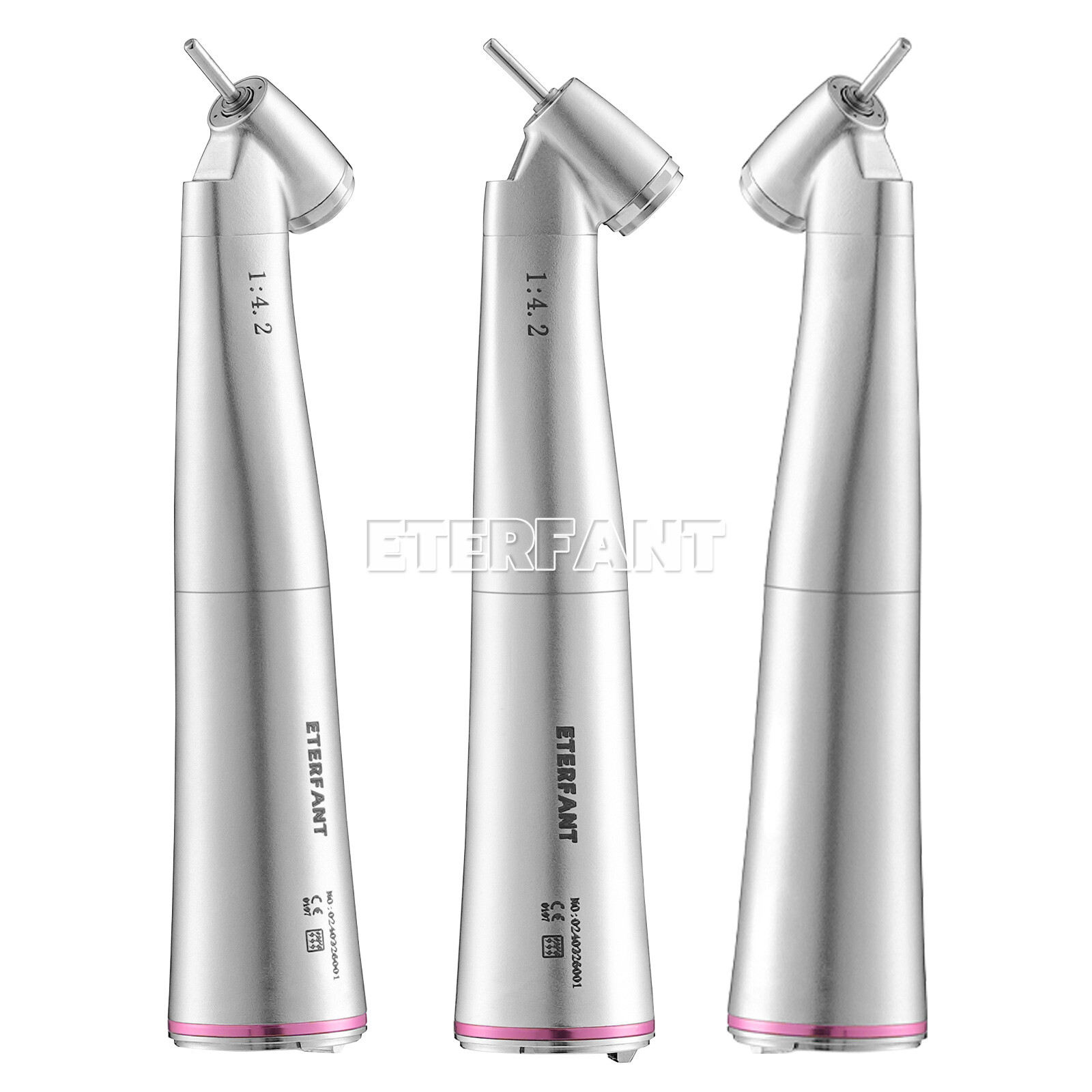 ENTERFANT NSK Style Dental 45° LED 1:4.2 High Speed Contra Angle Handpiece