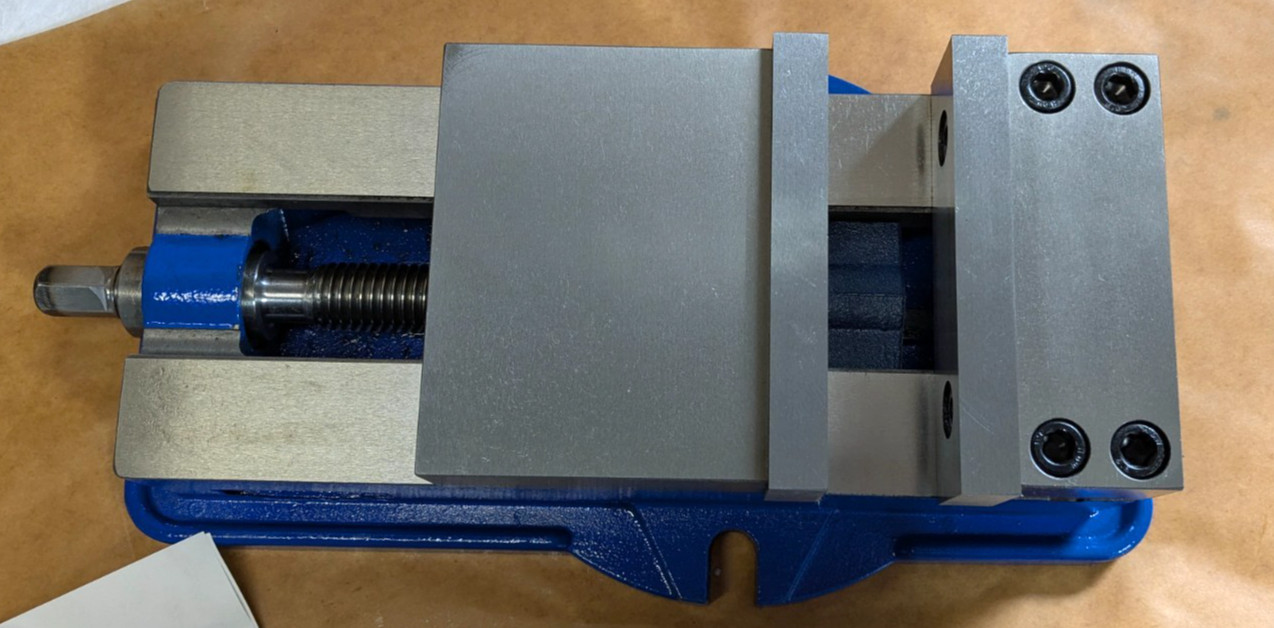 Precision Machine Vise Single-Station 6″ Jaw Width 7-1/2″ Jaw Opening