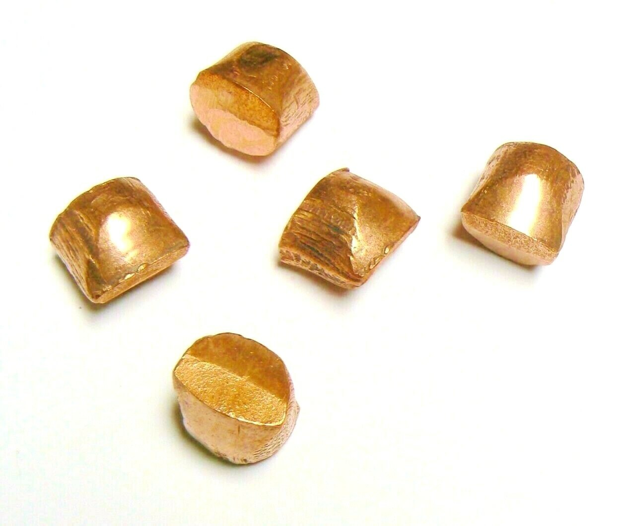 Pure Copper 99.99% Oxygen Free Cu Metal Anodes Slugs Melting Casting Alloy 1 Lb