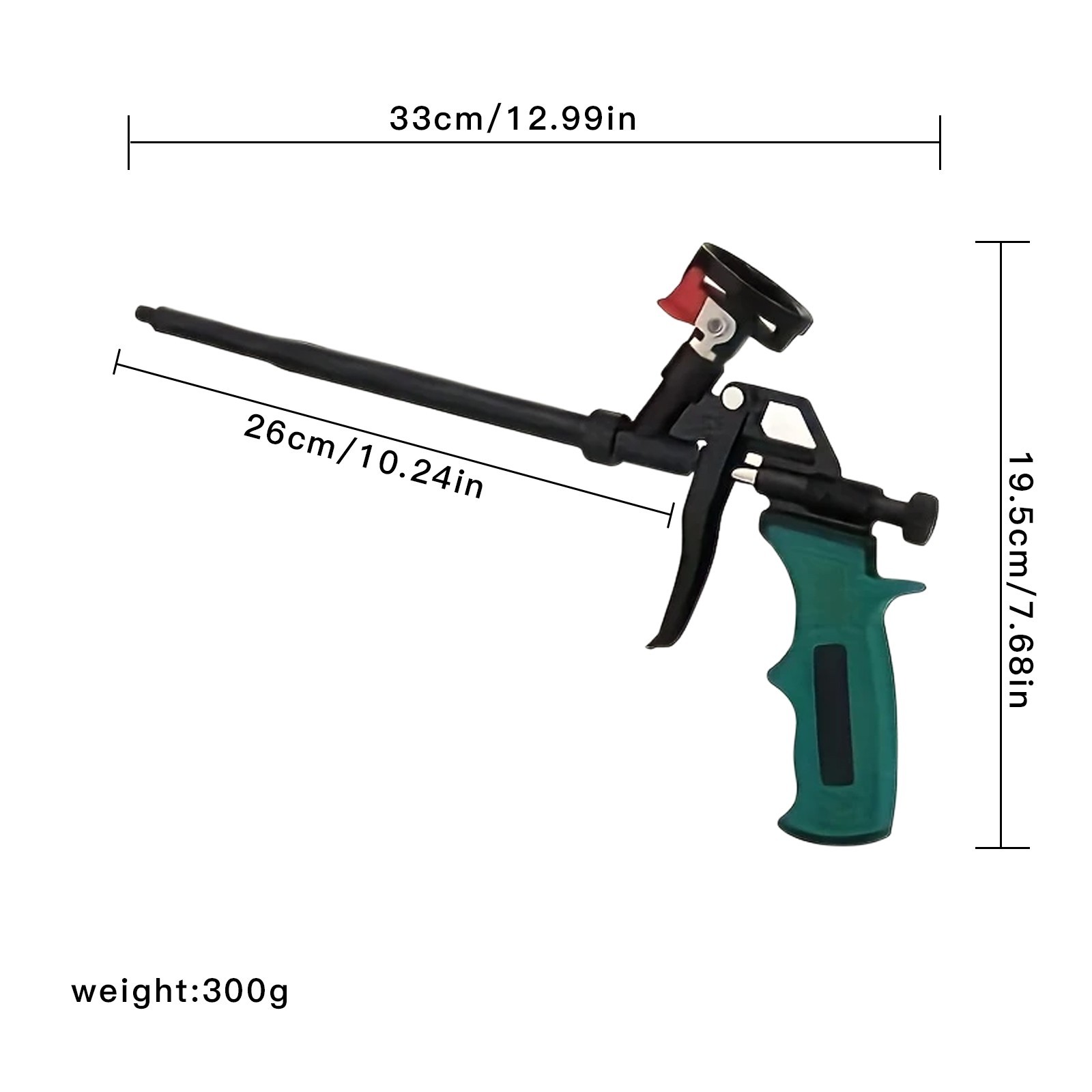 Alloy Foam Expanding Sealant Spray Gun Foam Sealant Airbrush Applicator Tool Gun