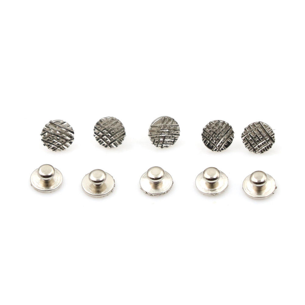 100 Pcs 10 Packs Dental Orthodontic Lingual Buttons for Bondable Round Base