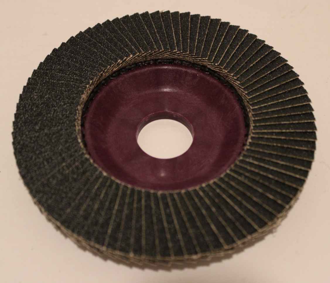 (10) 4-1/2″ X 7/8″ Kelco Plastic Trimmable Flap Disc Abras. Wheels 40 60 80 Grit