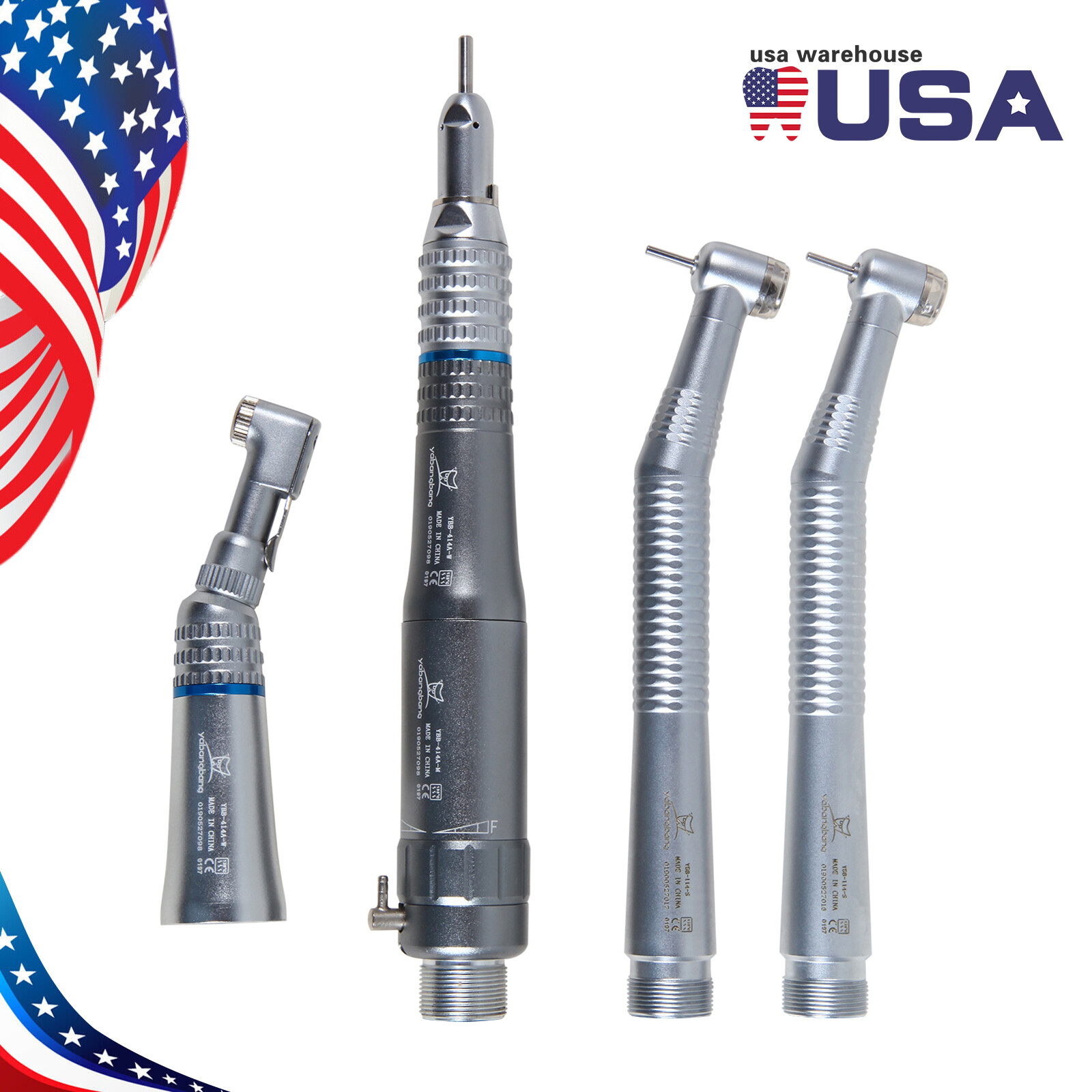 NSK Style Dental High & Low Speed Handpiece Kit Air Turbine 2 Hole st