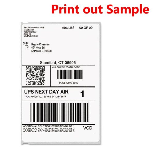DYMO 4XL Direct Thermal Shipping Postage Labels 4×6 1744907 Compatible 220/Roll