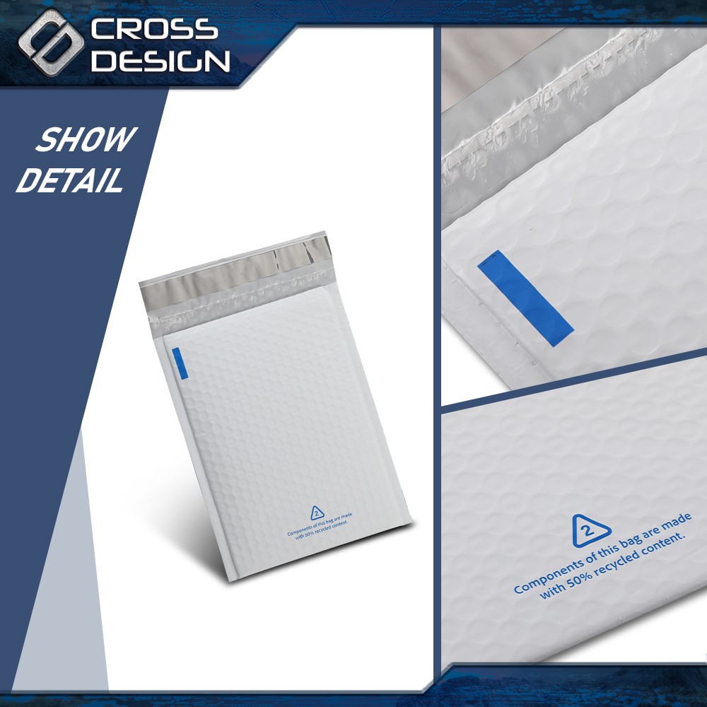 100 /200 /300 /400 Padded Bubble Mailer Envelope With Color Logo 6.5” x 9.25”