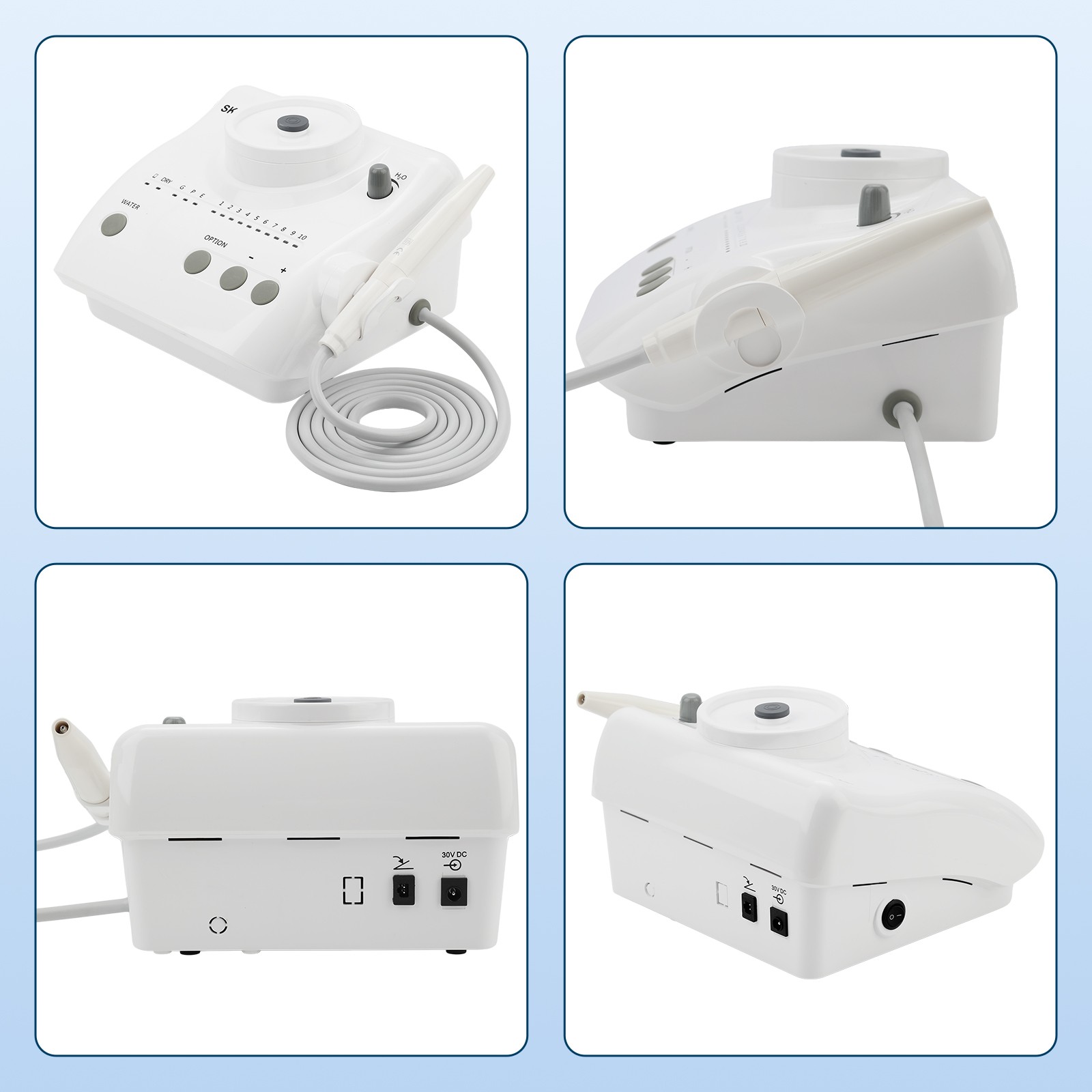 SK-D1 Dental Ultrasonic Piezo Scaler Unit w/2*Bottles 5*Tips For DTE SATELEC FDA