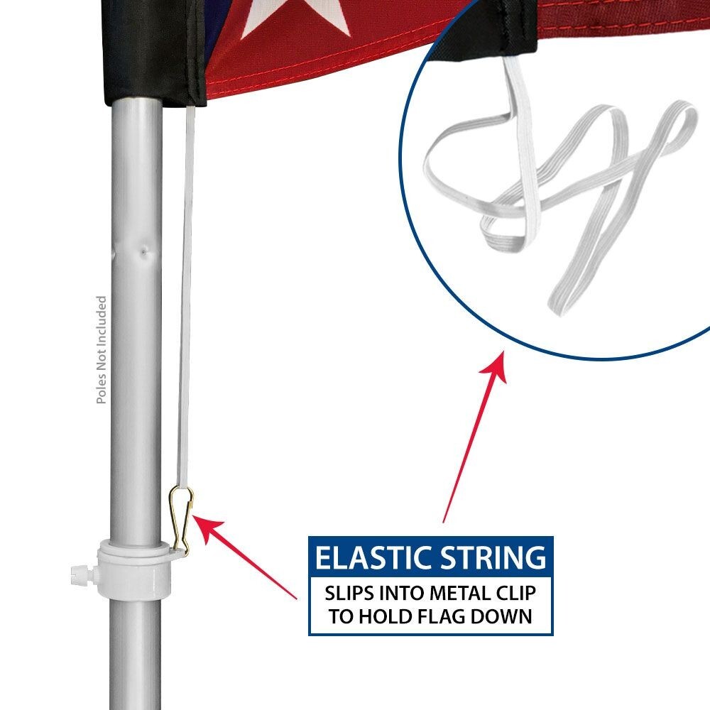 Recycling Windless Advertising Banner Flag & Pole Kit