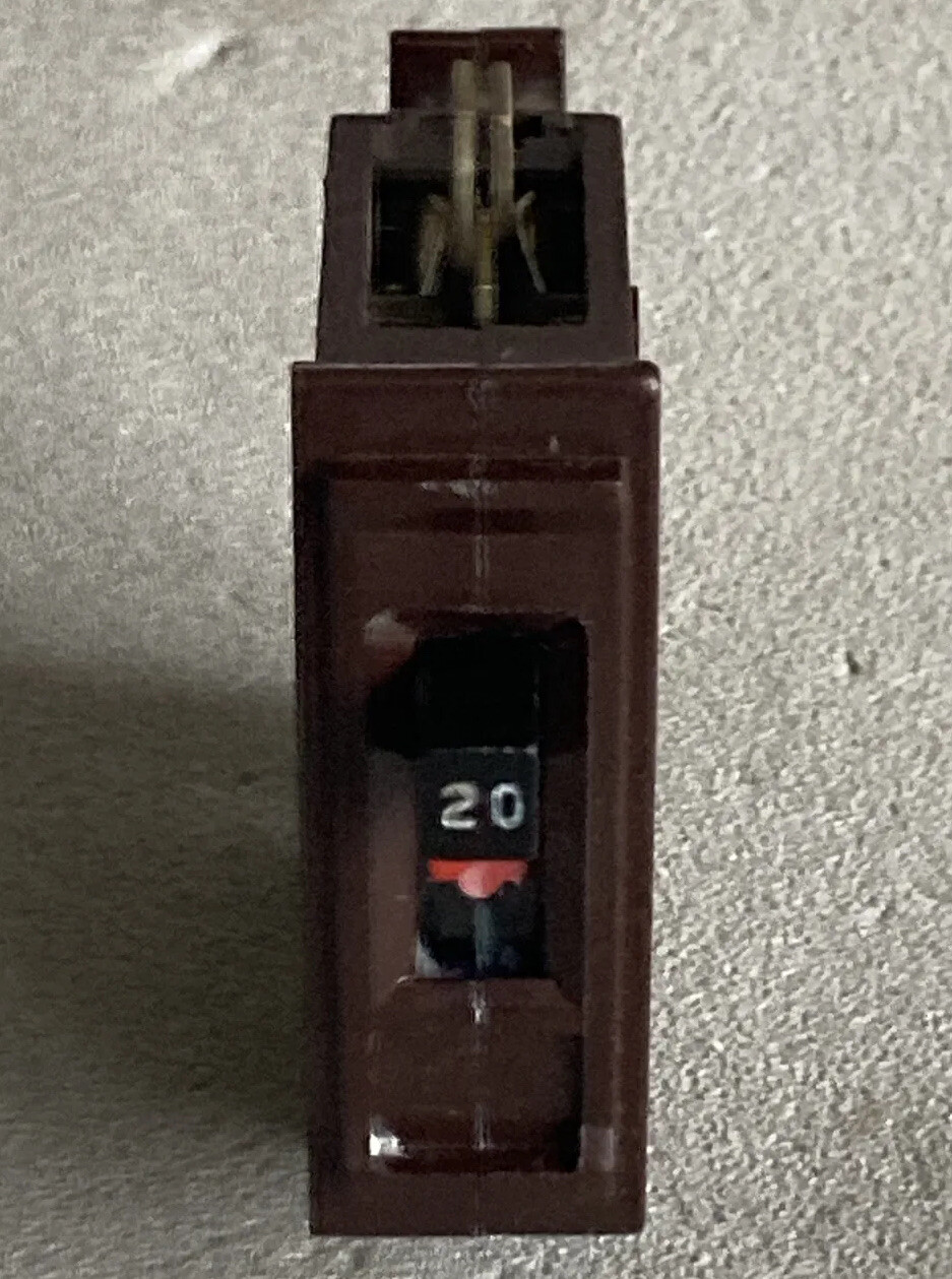 Wadsworth A120NI 20 Amp 1 Pole 1P Type A Metal FOOT Breaker A120N A120