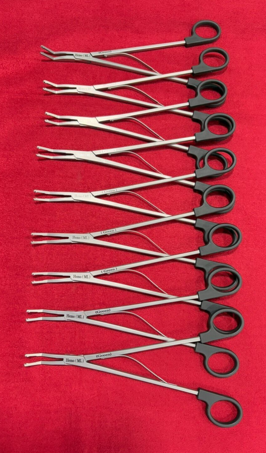 9pc-Open Surgery ML-Size Hem-O-Lok Applier Best Quality Reusable Instruments