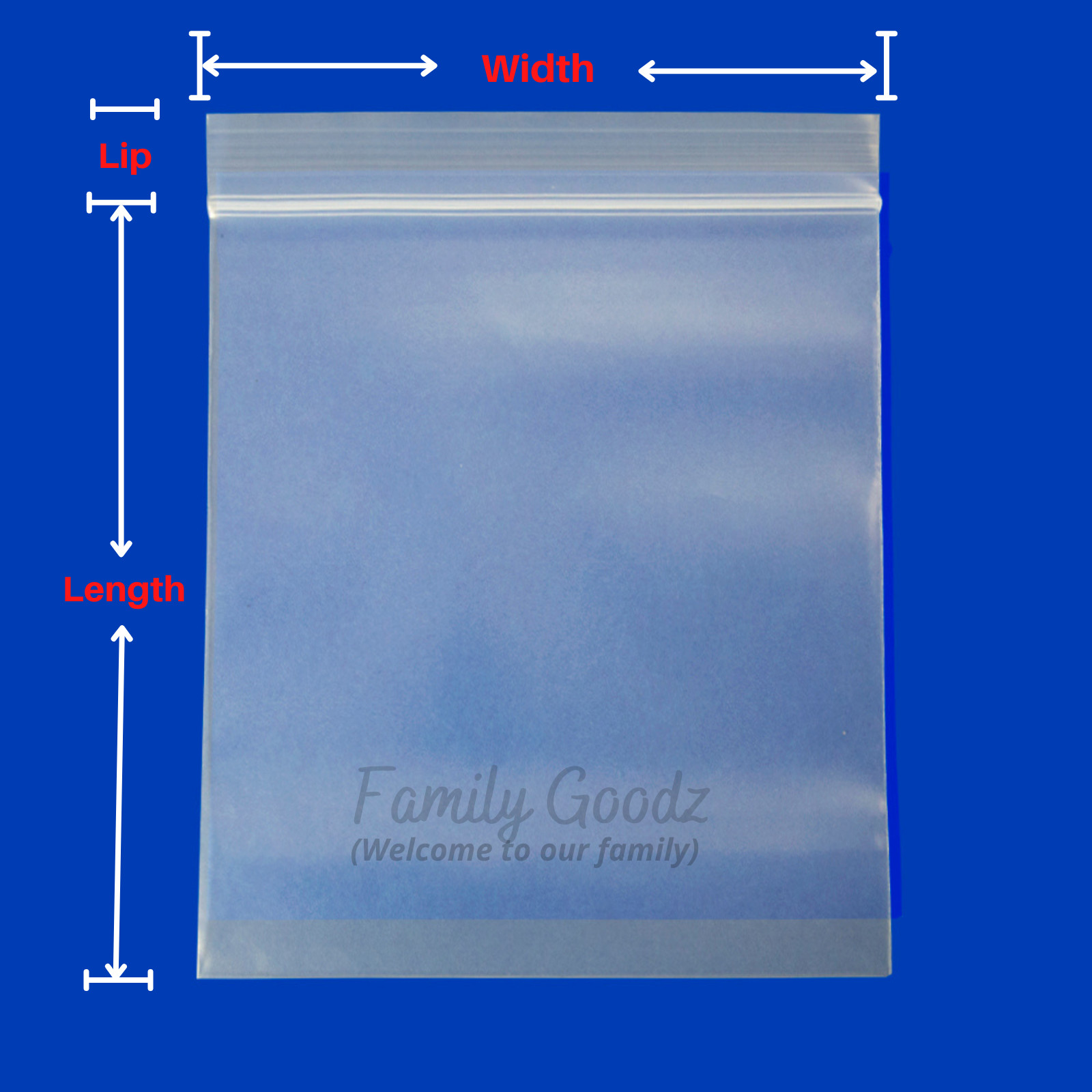 4 Mil Clear Resealable Top Lock Seal Bags Reclosable Zip Seal Plastic Parts Bag