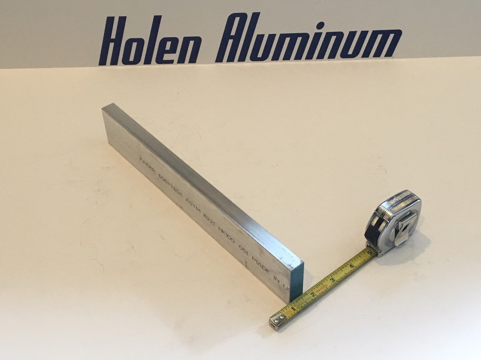 4 Pieces 5/8″ X 2″ X 18″ Long Aluminum Flat Bar Stock 6061 T6511