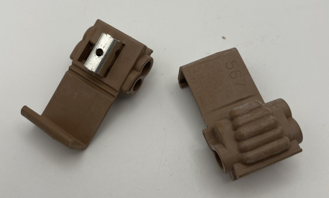 100 Pack – Genuine 3M 567 Scotchlok Self-Stripping Electrical Tap Connector