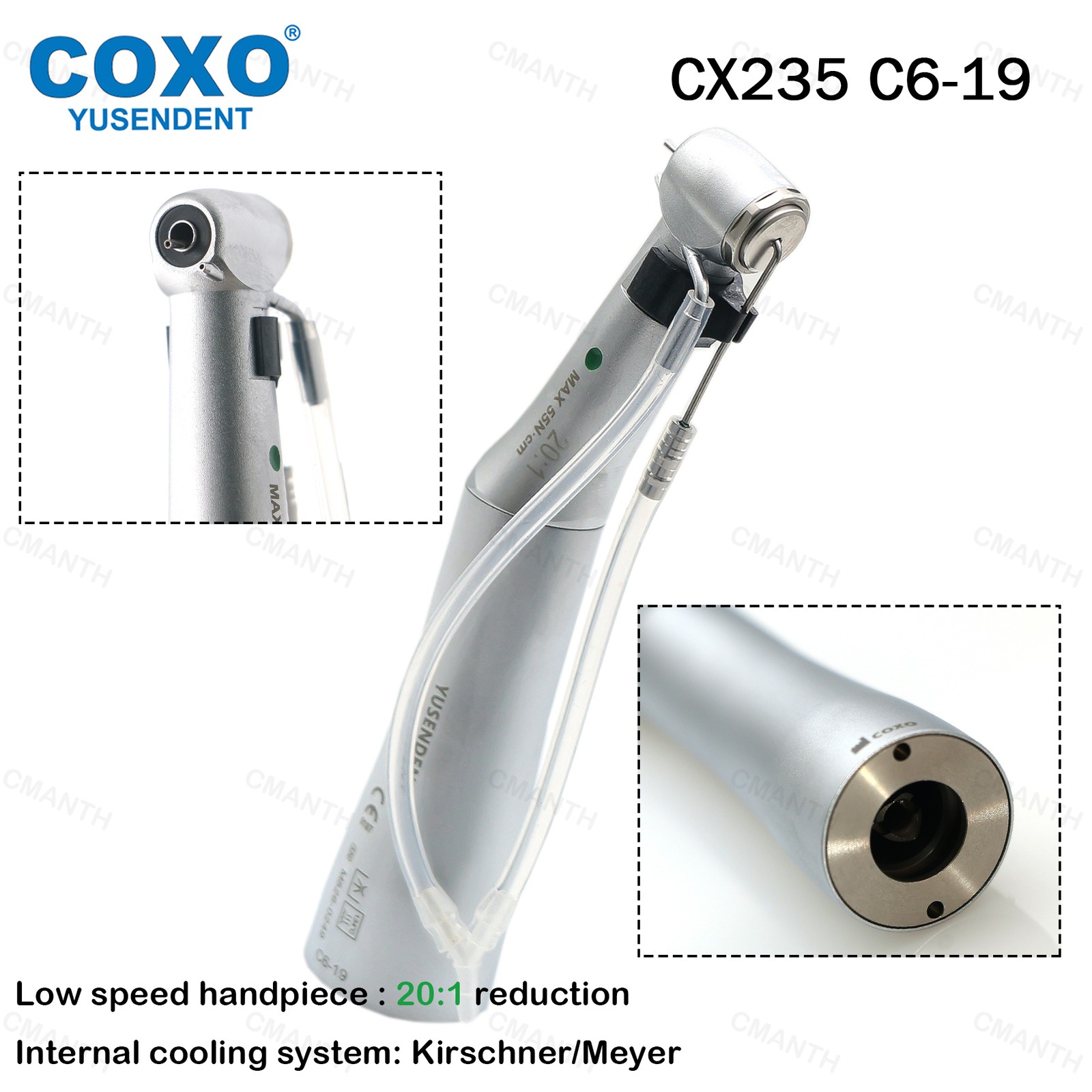 COXO Dental 20:1 Reduction Handpiece Implant Surgery Handpiece Contra Angle