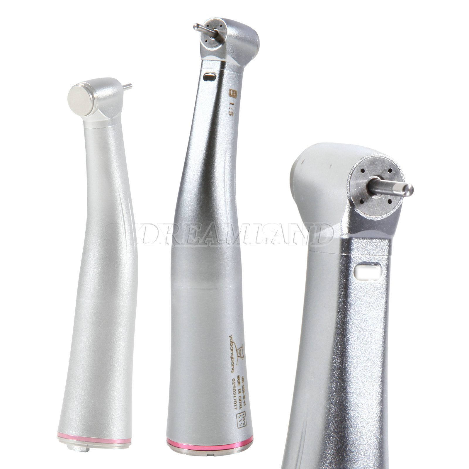 Dental 1:5 Increasing Low Speed Contra Angle Handpiece E-type Inner Channel Red