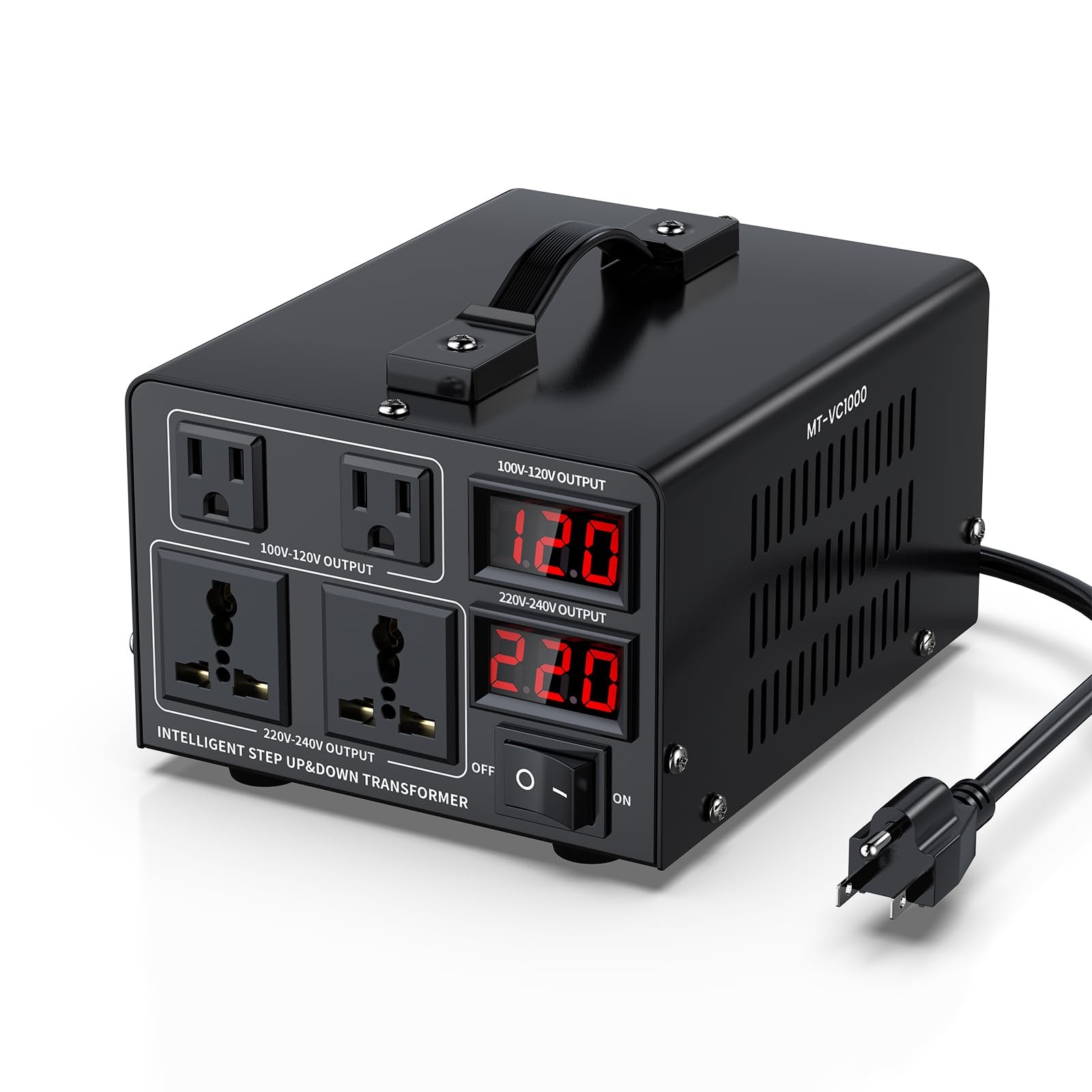 1000W Voltage Converter Transformer(110V to 220V or 220V to 110V) Step Up/Dow…