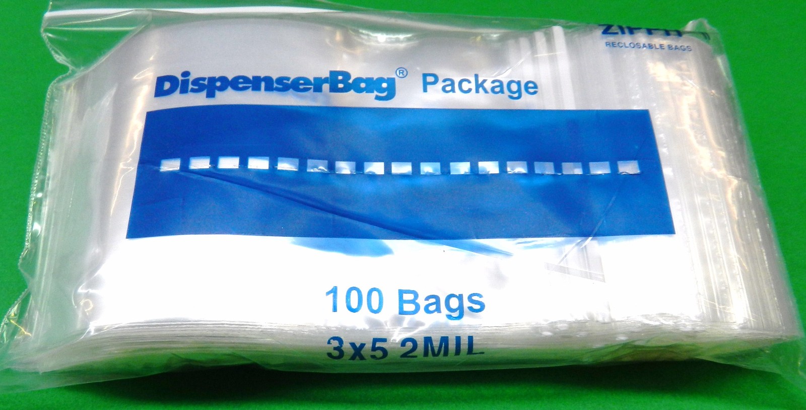 1000 3″x5″ Reloc Zippit Bags Clear 2Mil Reclosable Zip Seal Slide Lock Baggies