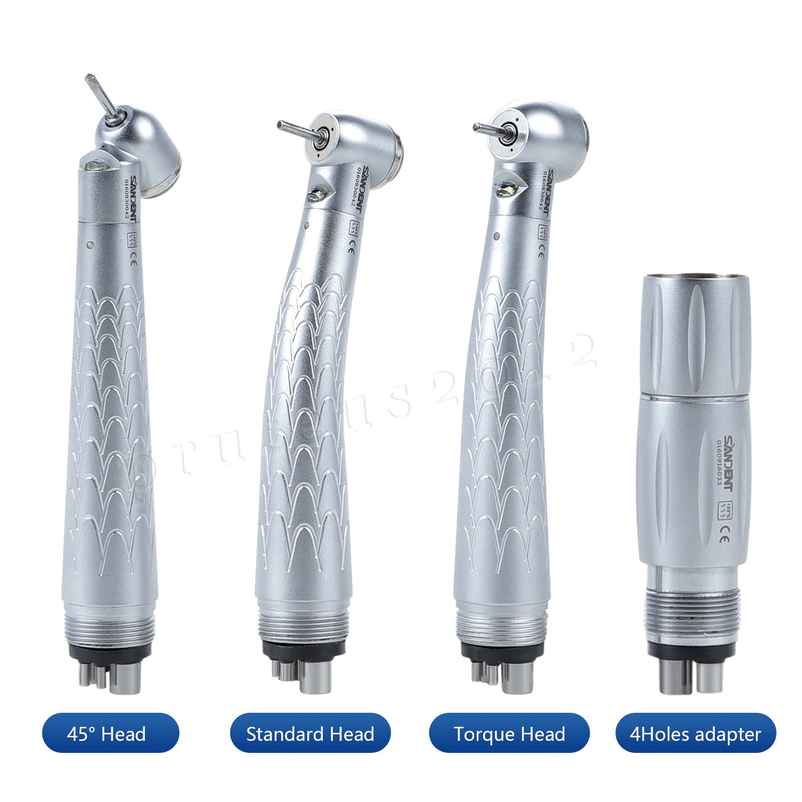 KaVo Style LED Fiber Optic Fast Speed Handpiece Standard/Large/45° Angle Head
