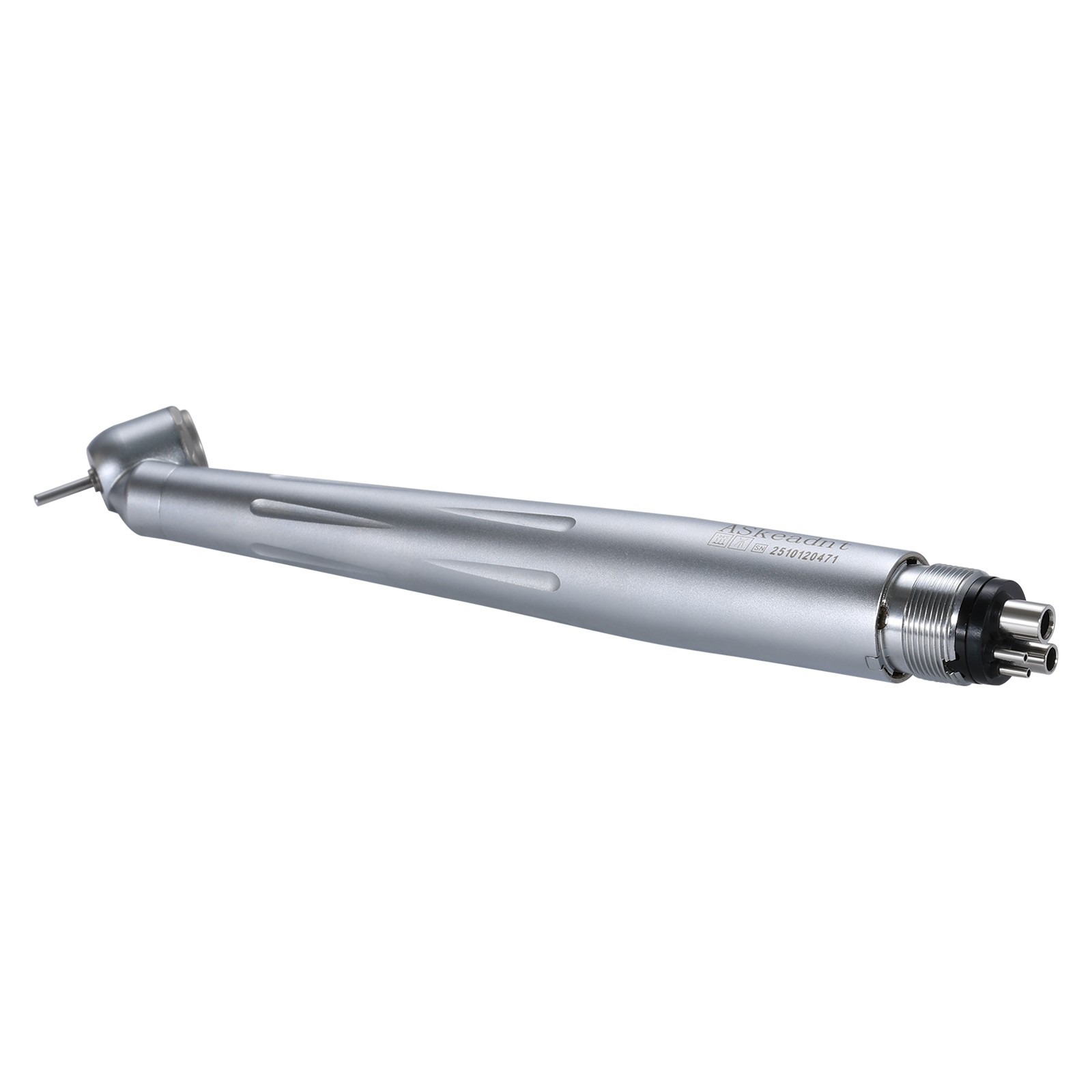 Dental 45° High Speed Handpiece Surgical Single Spray 4Hole Push Steel Turbine