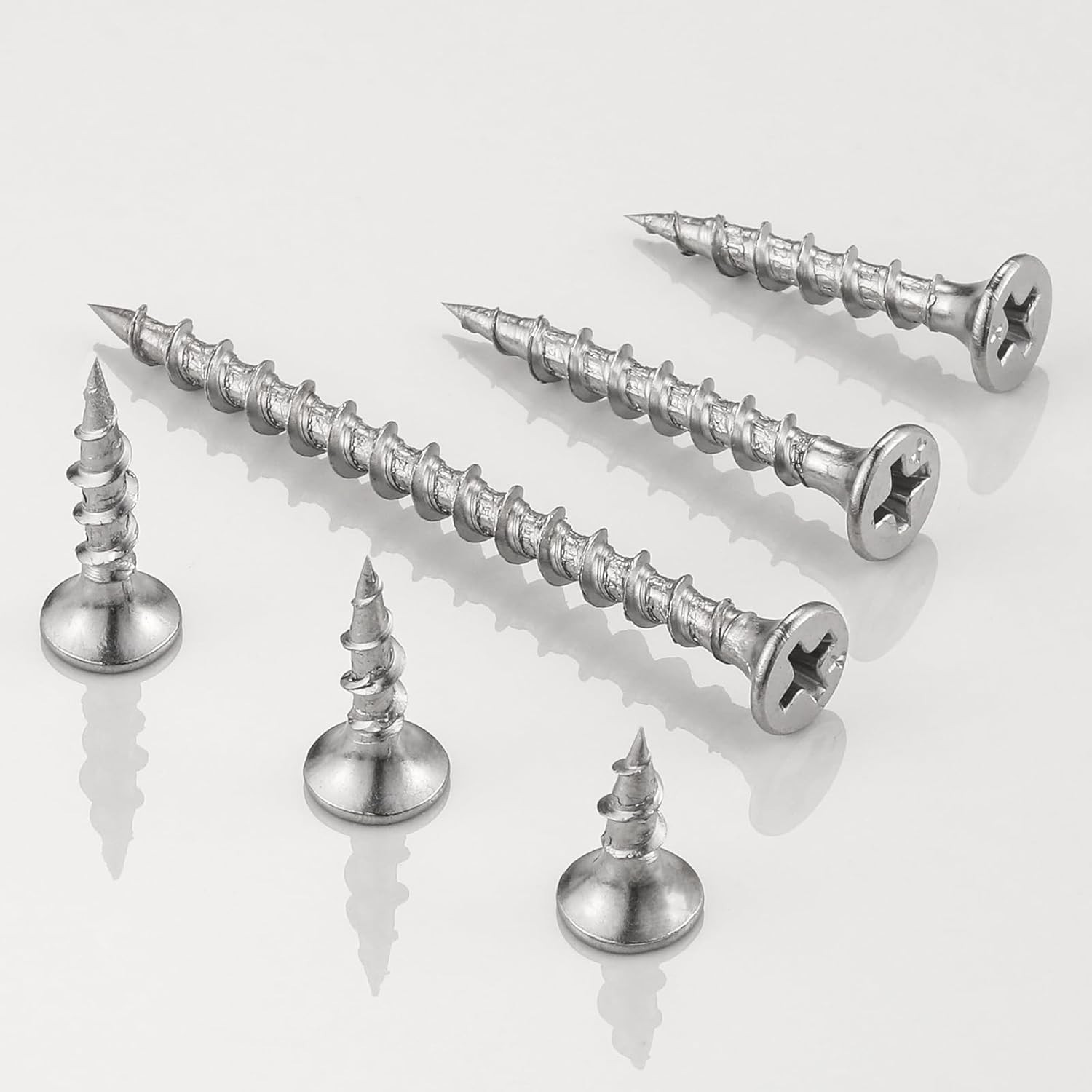 1 pounds#8X3″410 Stainless Steel Fastener Drywall Screws-Phillips with coarse…