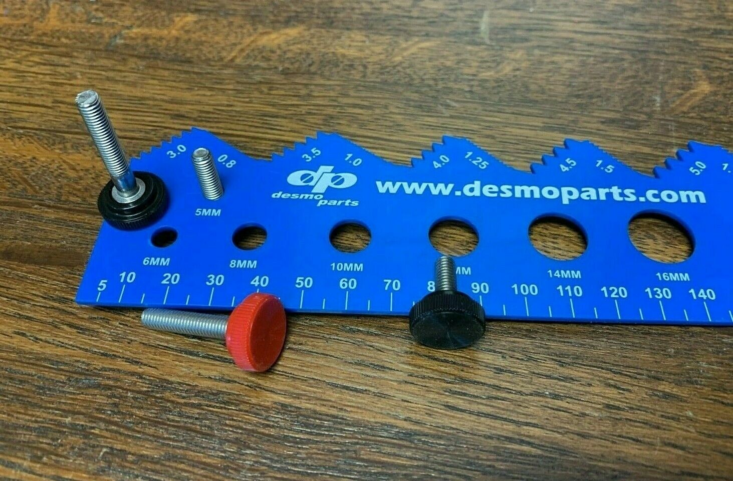M5 Thumb Screws in Stainless Steel DIN 912 Metric, Knurled Red, Yellow, or Black