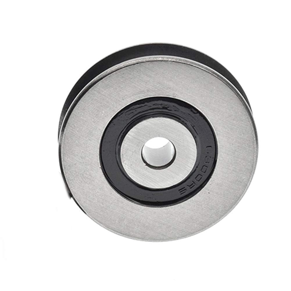 Stainless Steel Deep U-Groove Ball Bearing Pulley, Metal Pulley, Wheel Bearings,