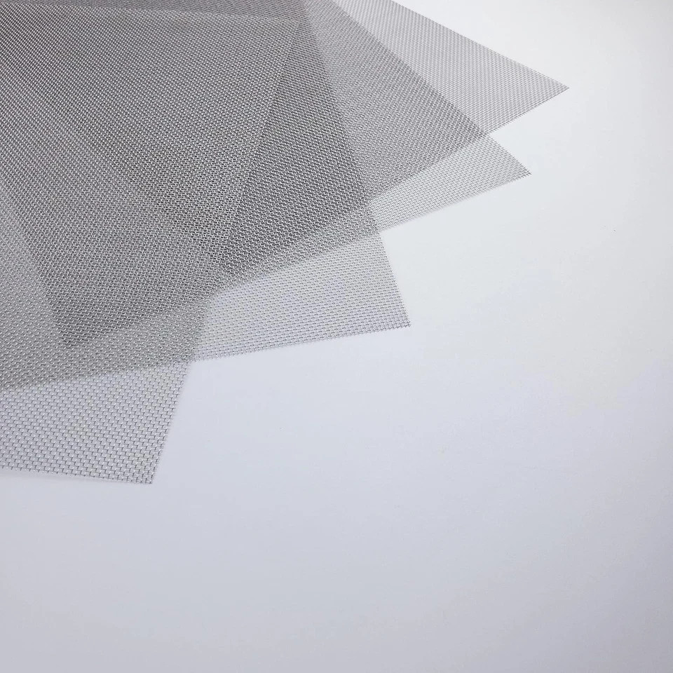 4 PSC 20 Wire Mesh Sturdy Metal Mesh Sheets for DIY Projects 304 Stainless Steel