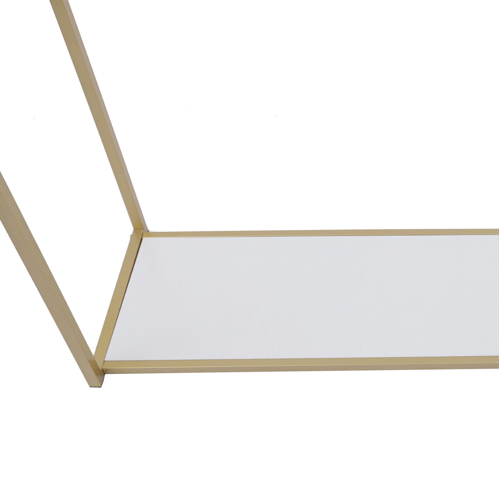Wedding Dress Retail Studio Display Stand,Gold Floor-Standing Clothing Rack