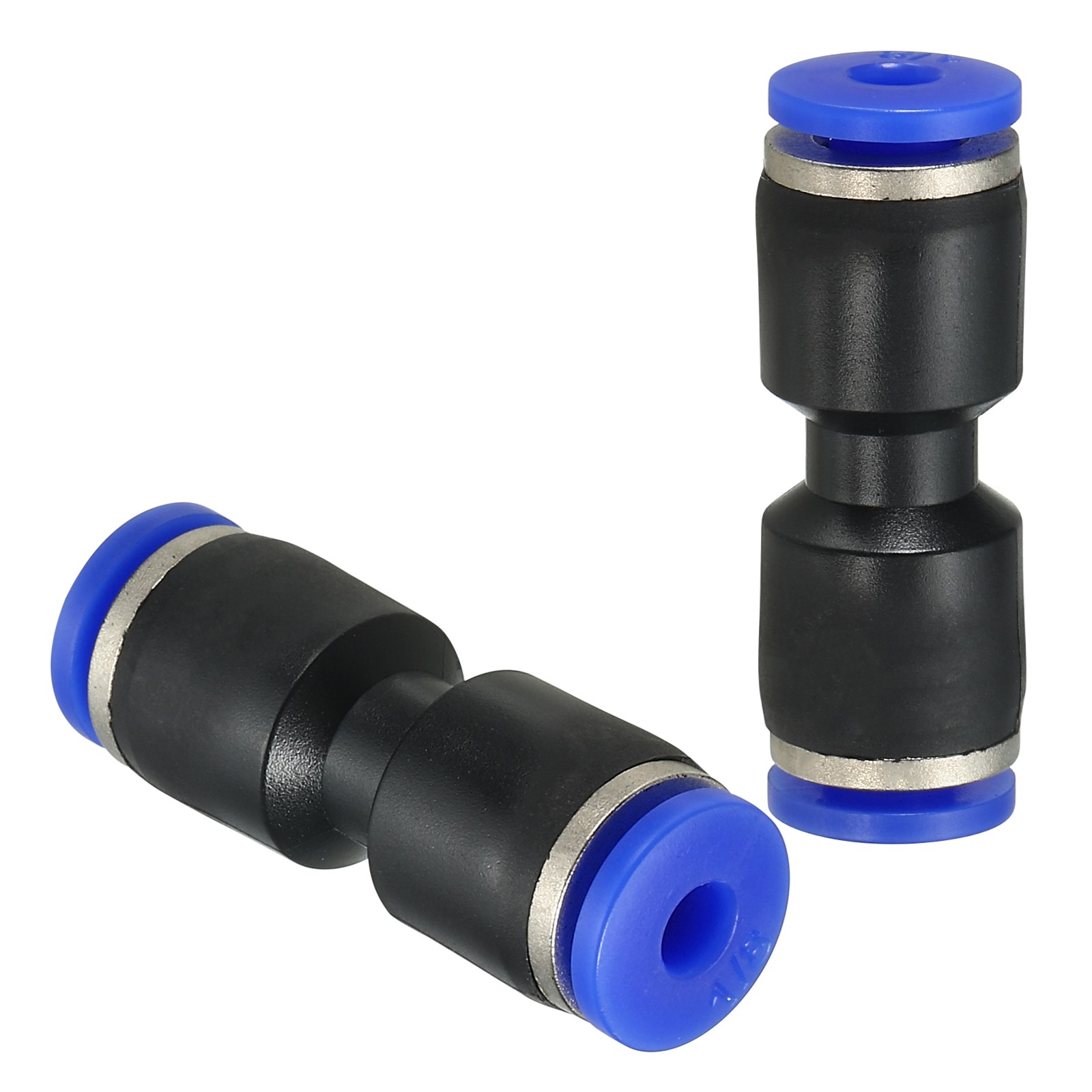 10Pack 1/8 Inches Push to Connect Fitting Quick Release Pneumatic Connectors